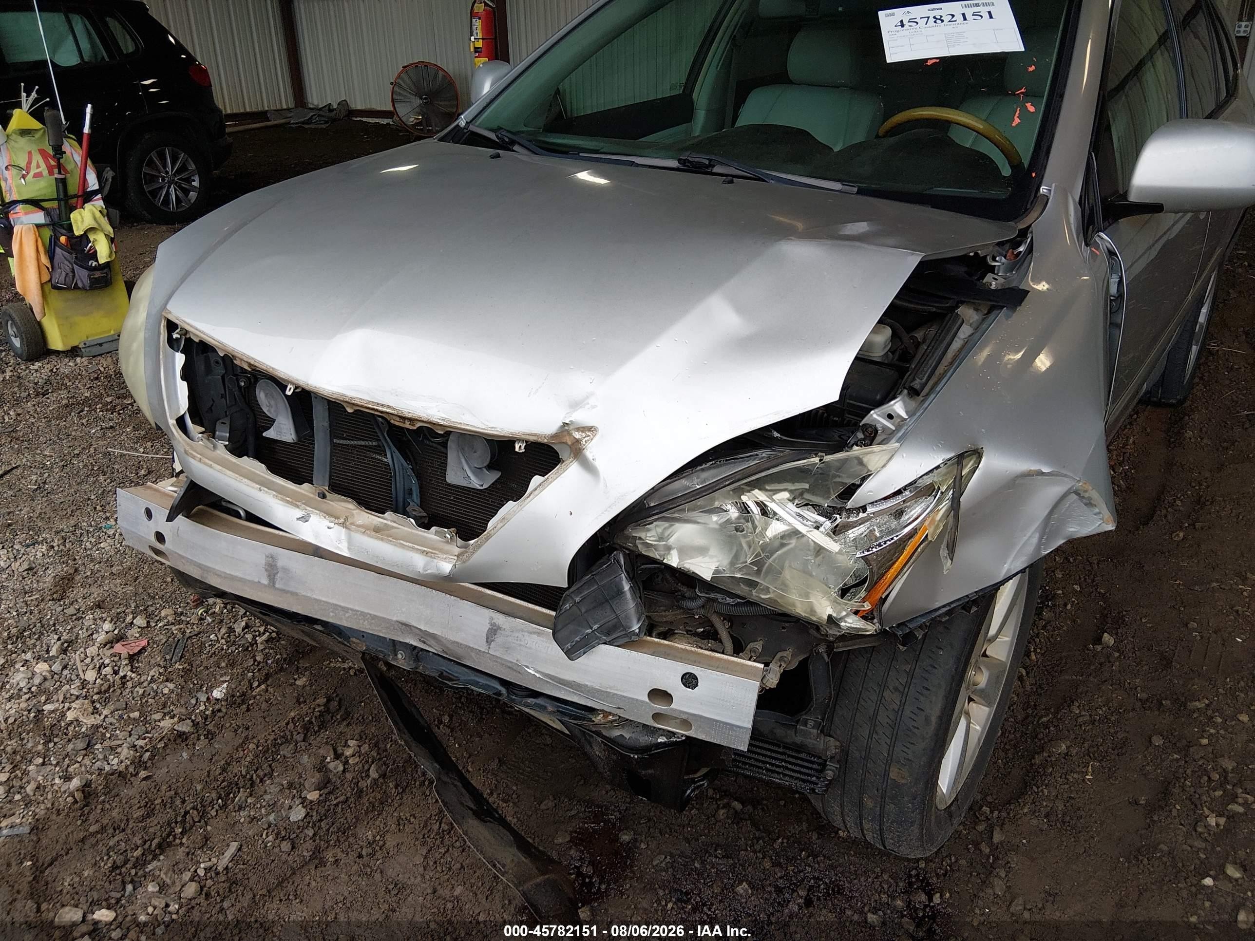 2008 Lexus Rx 350 Silver vin: 2T2GK31UX8C027165
