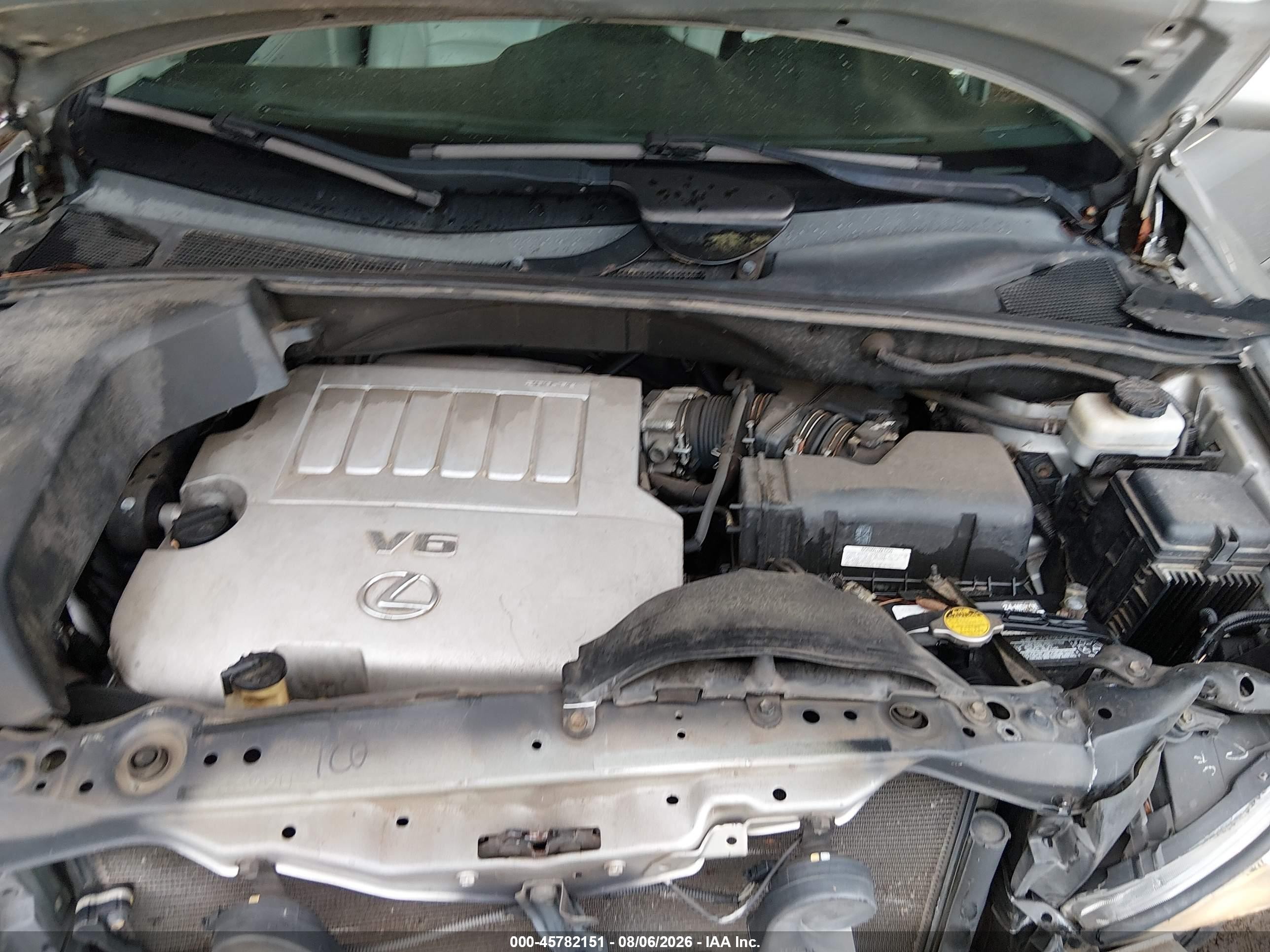 2008 Lexus Rx 350 Silver vin: 2T2GK31UX8C027165