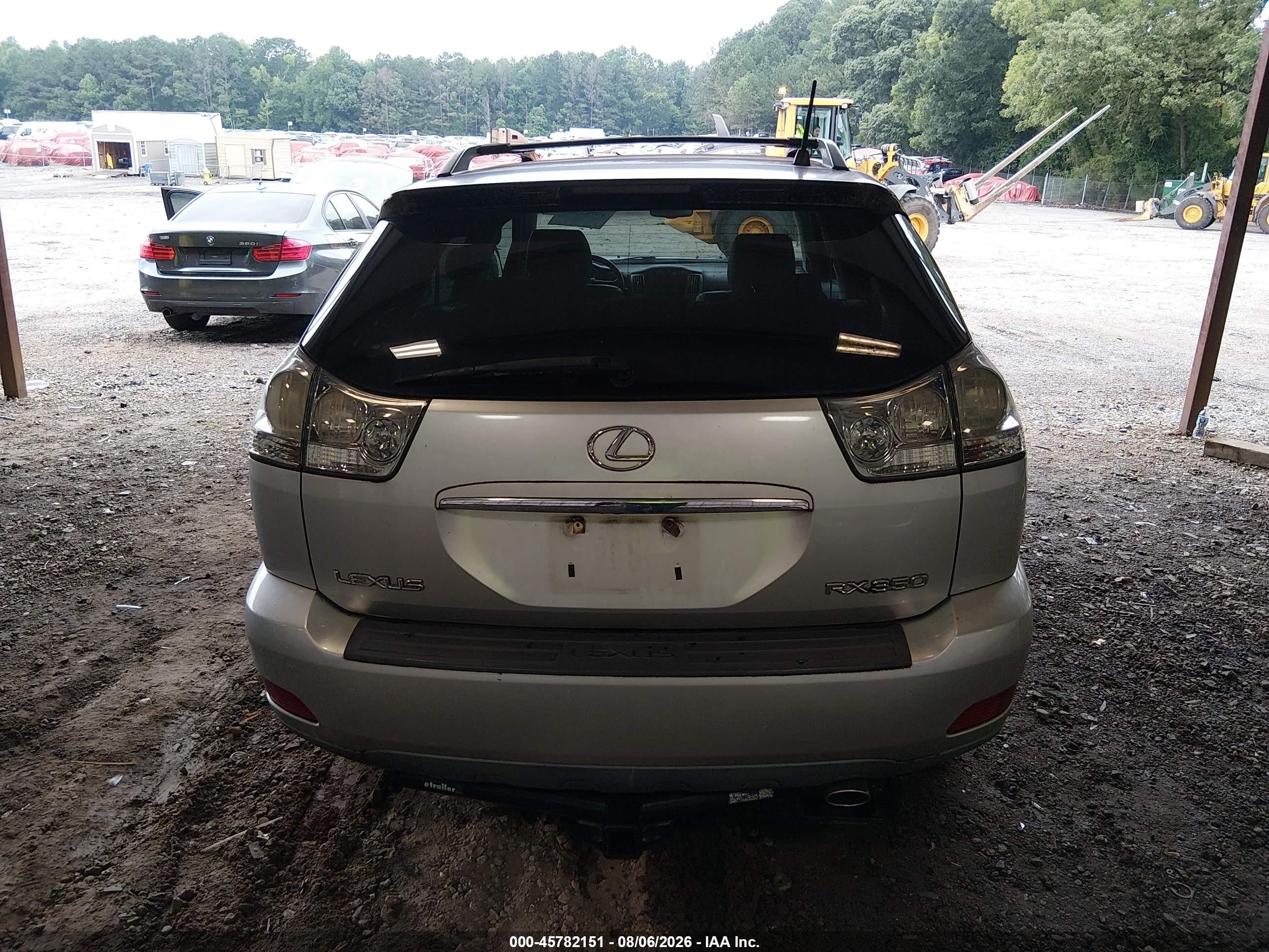 2008 Lexus Rx 350 Silver vin: 2T2GK31UX8C027165