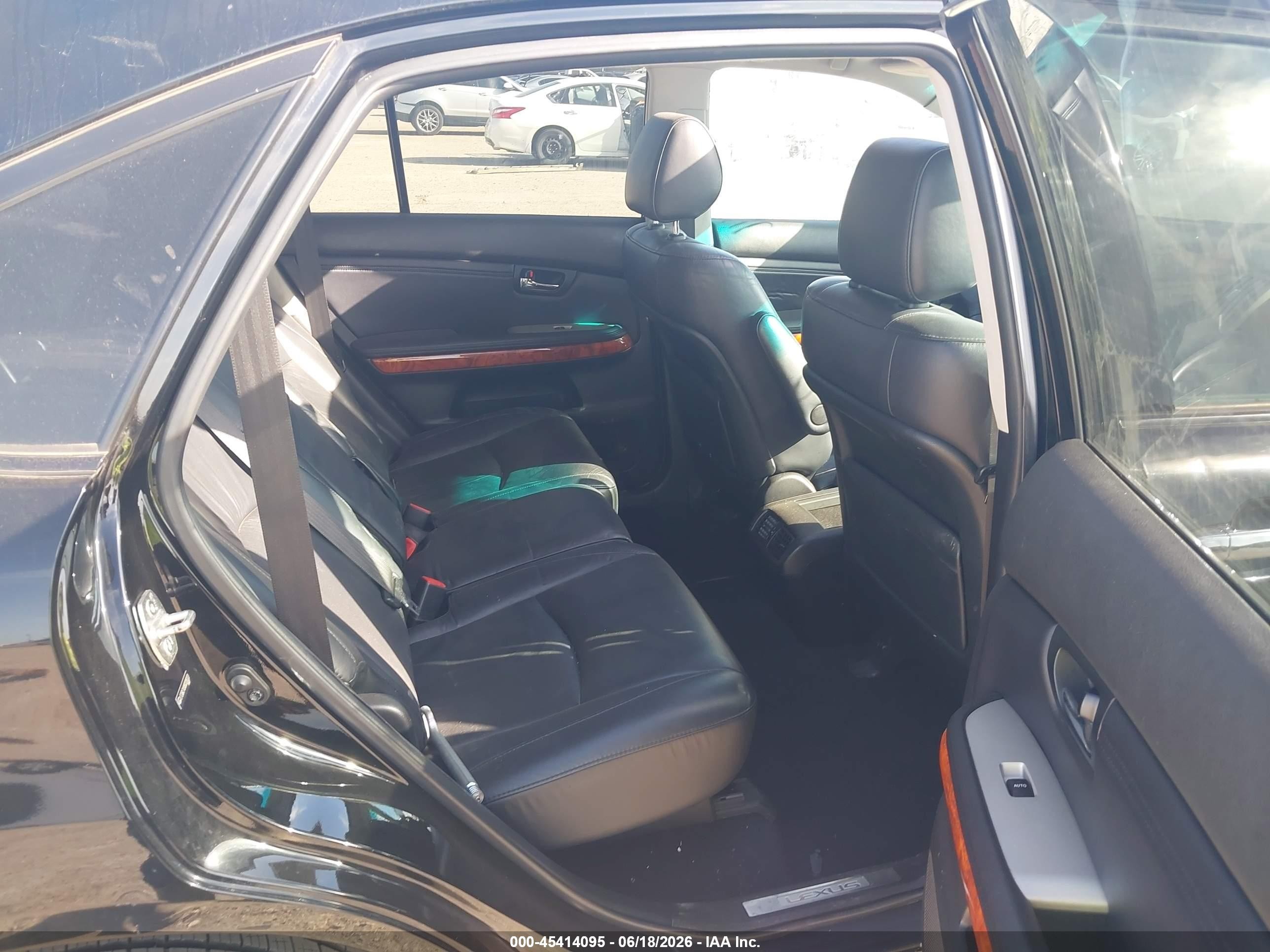 2008 Lexus Rx 350   Black vin: 2T2GK31UX8C028333