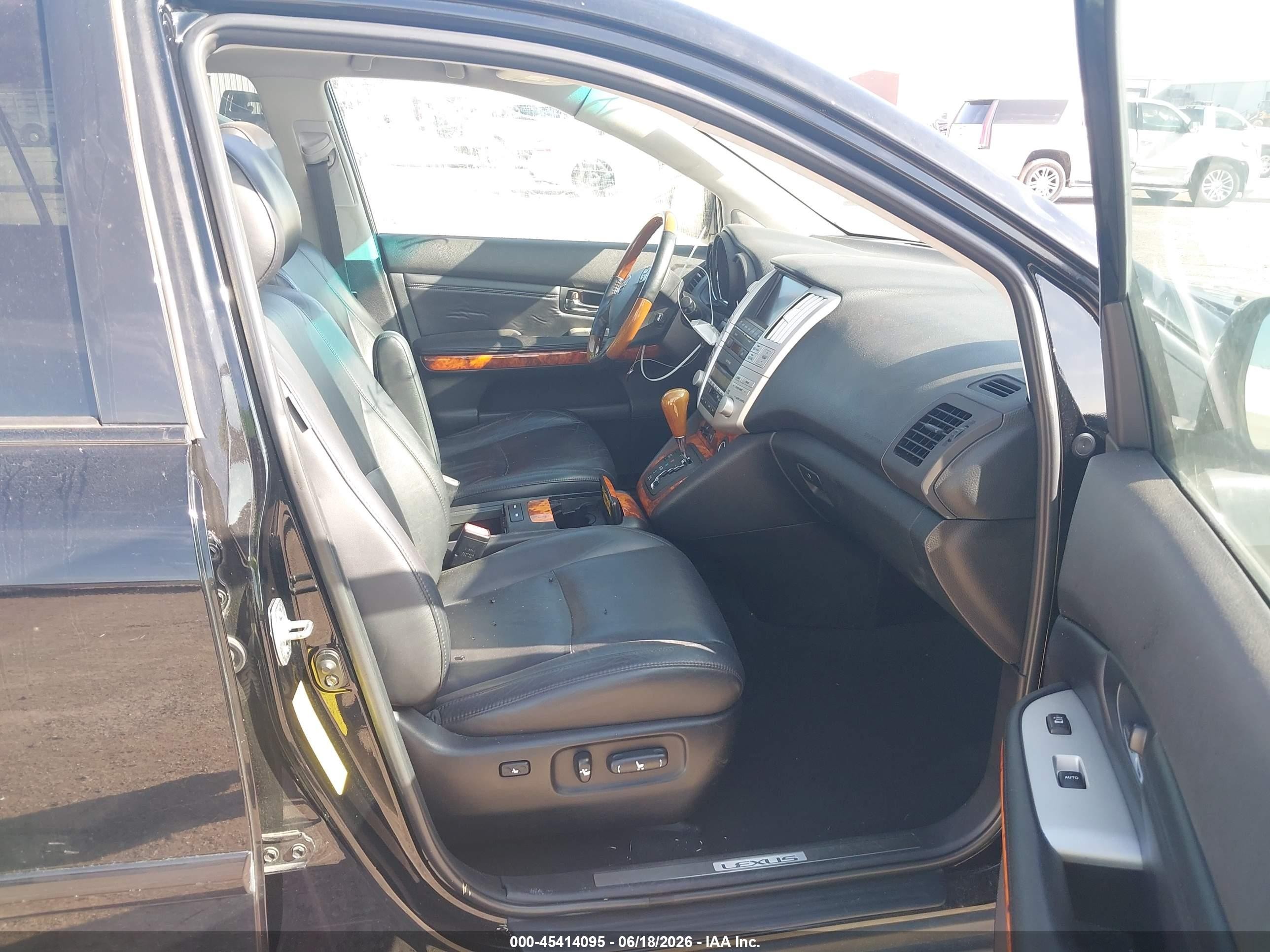 2008 Lexus Rx 350   Black vin: 2T2GK31UX8C028333
