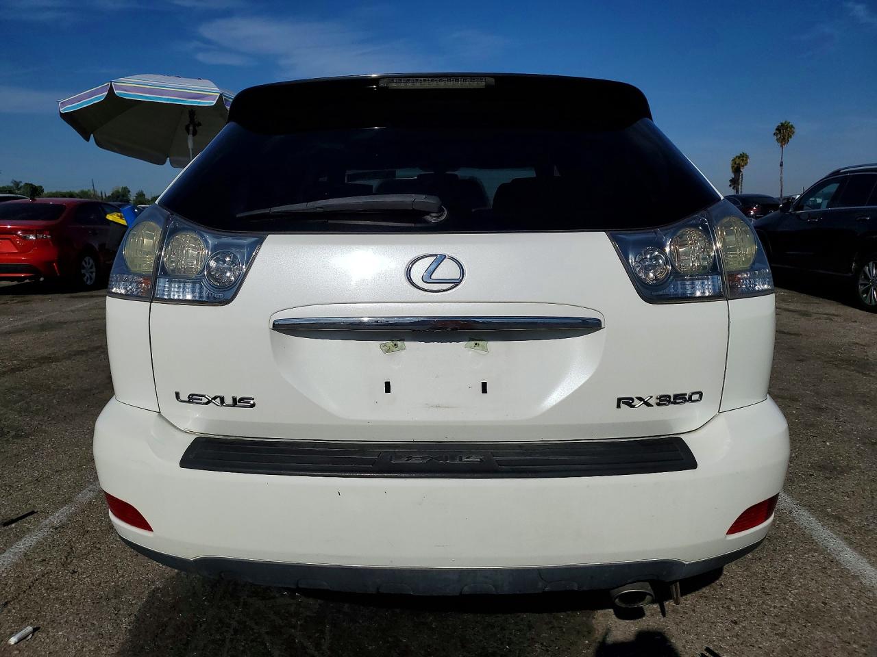 2008 Lexus Rx 350 White vin: 2T2GK31UX8C029711