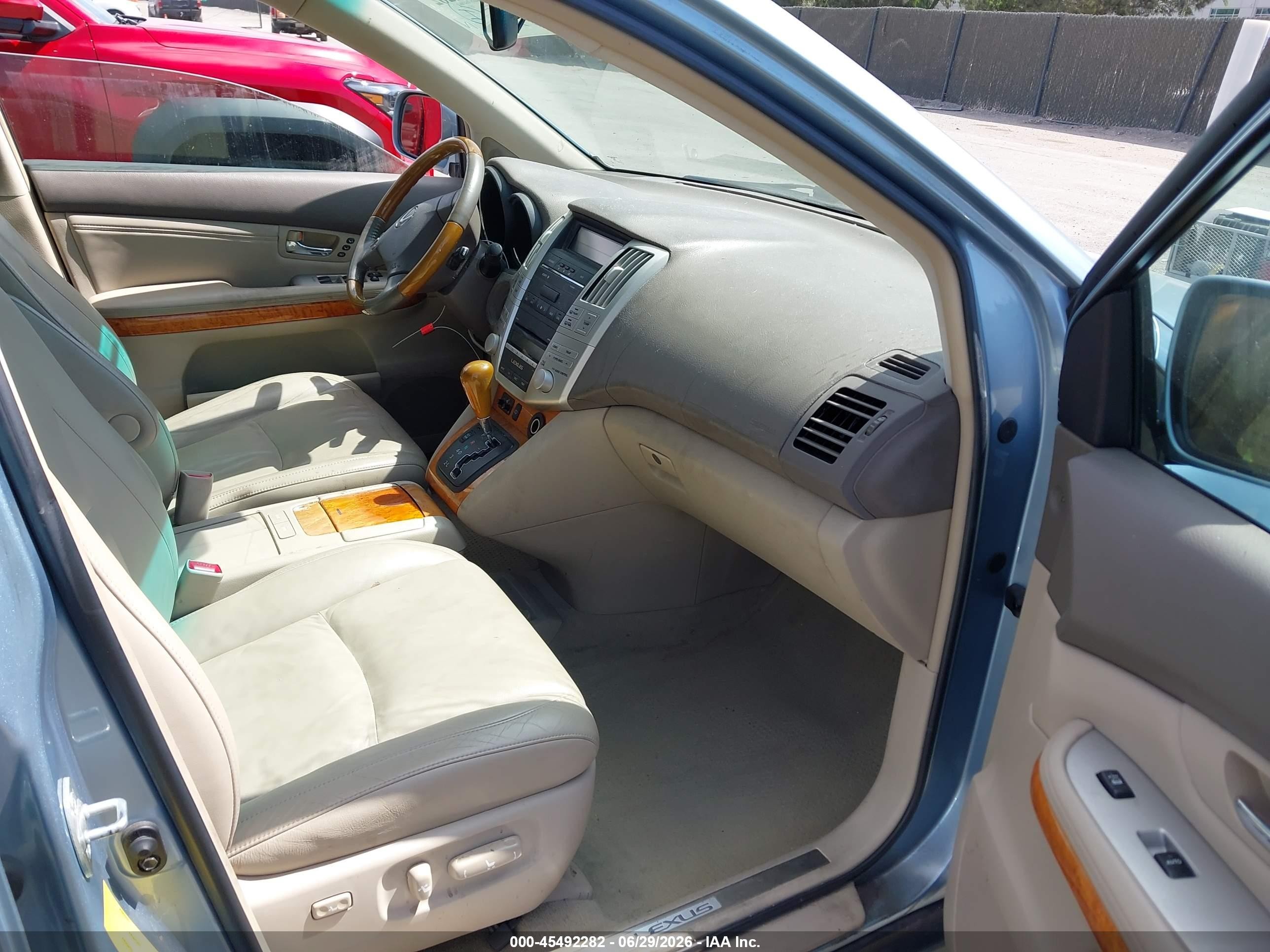 2008 Lexus Rx 350   Light Blue vin: 2T2GK31UX8C035895