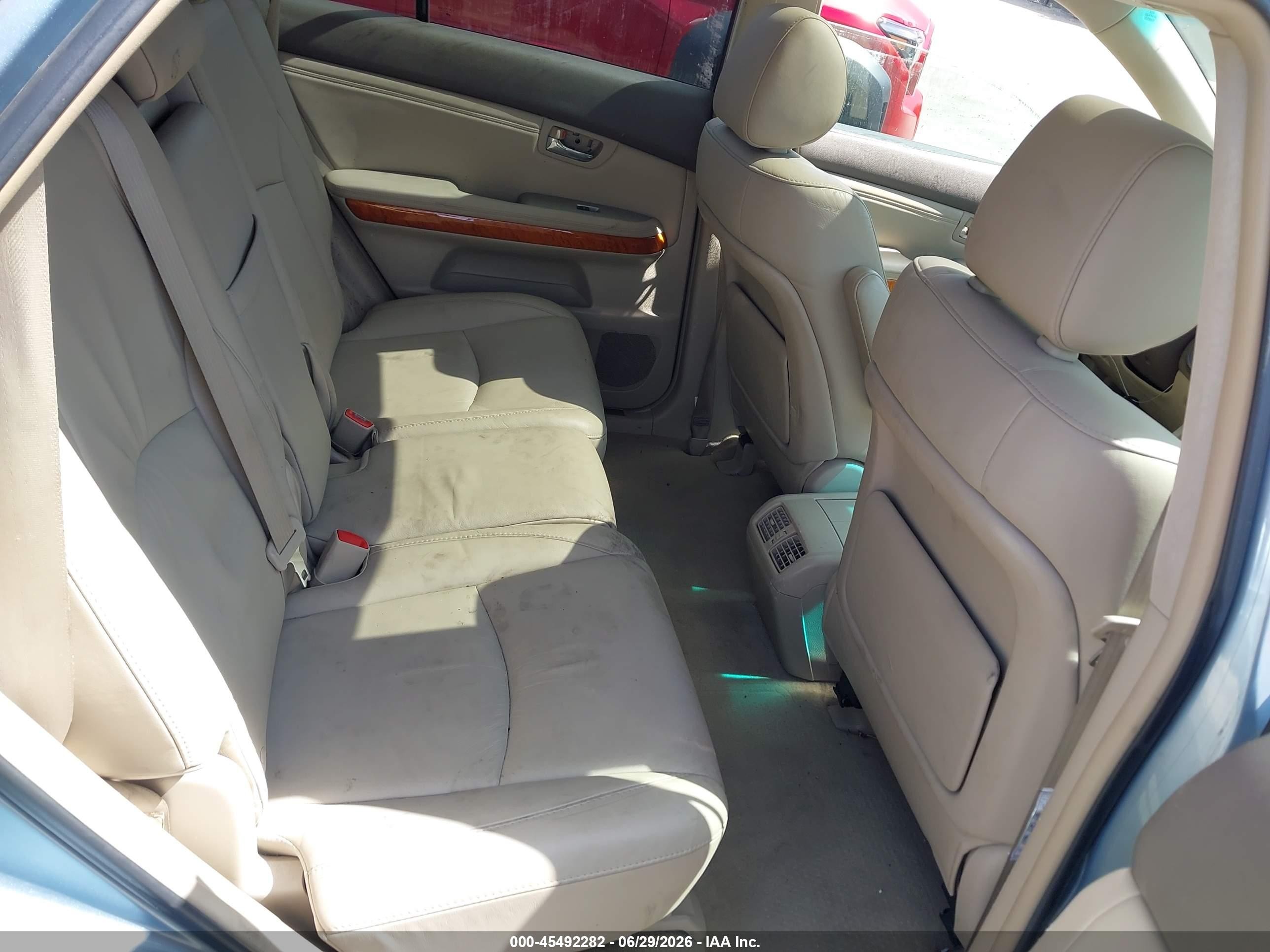 2008 Lexus Rx 350   Light Blue vin: 2T2GK31UX8C035895