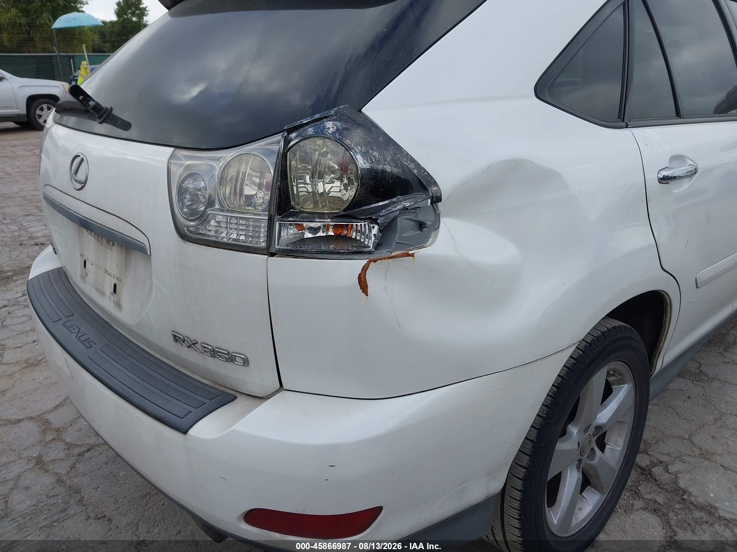 2008 Lexus Rx 350 Белый vin: 2T2GK31UX8C037436
