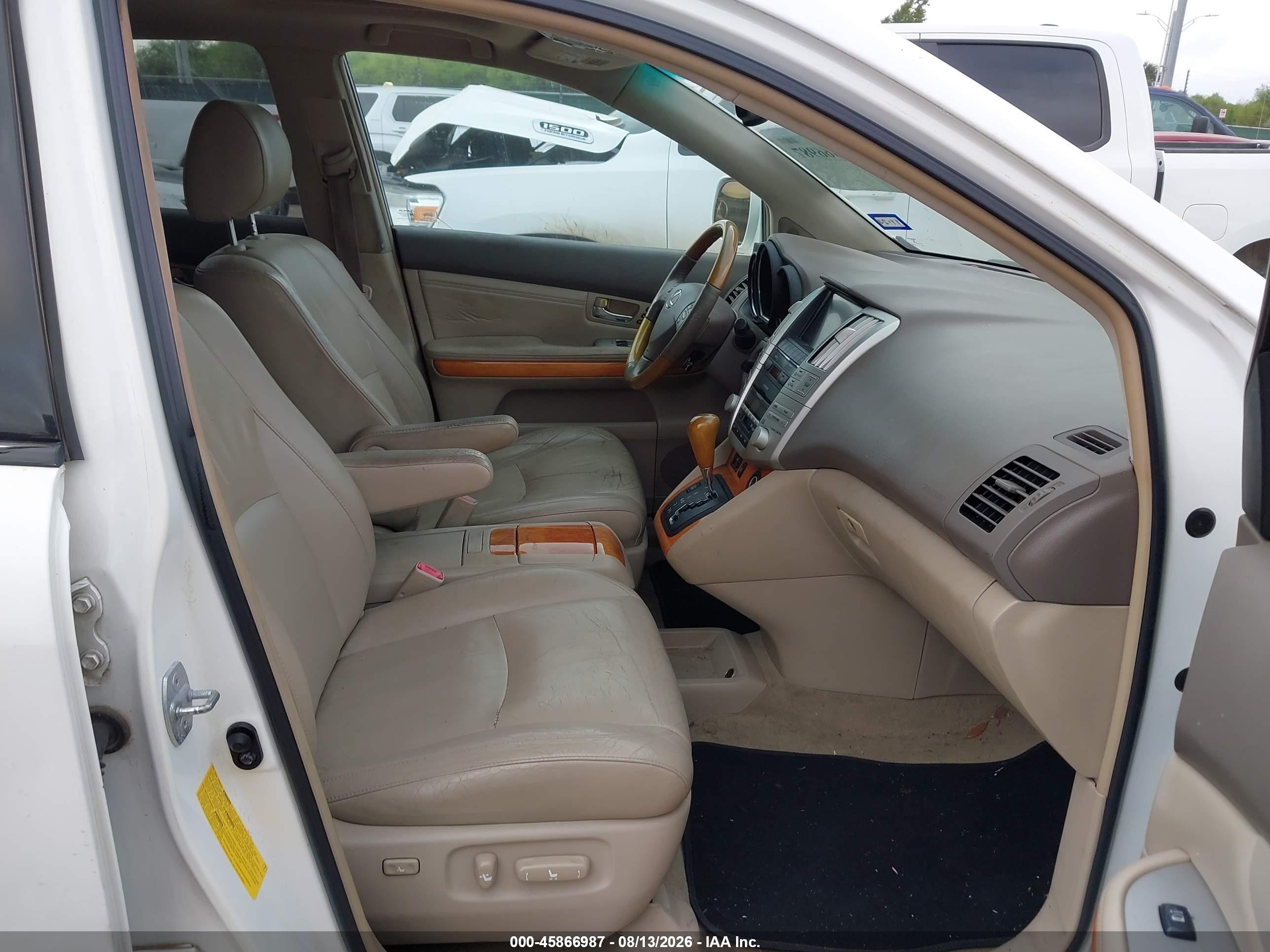 2008 Lexus Rx 350 Белый vin: 2T2GK31UX8C037436