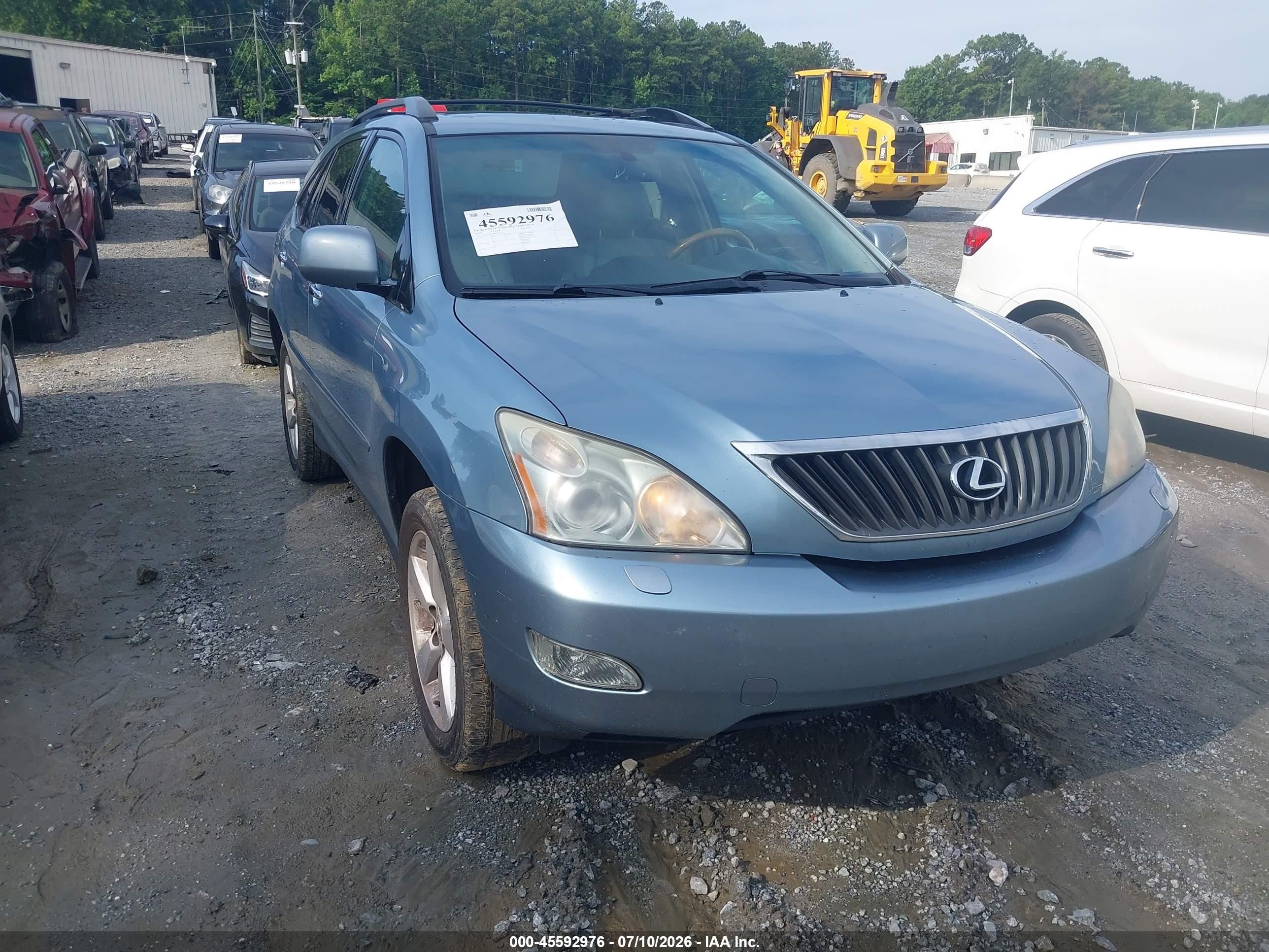 2008 Lexus Rx 350   Blue vin: 2T2GK31UX8C039817