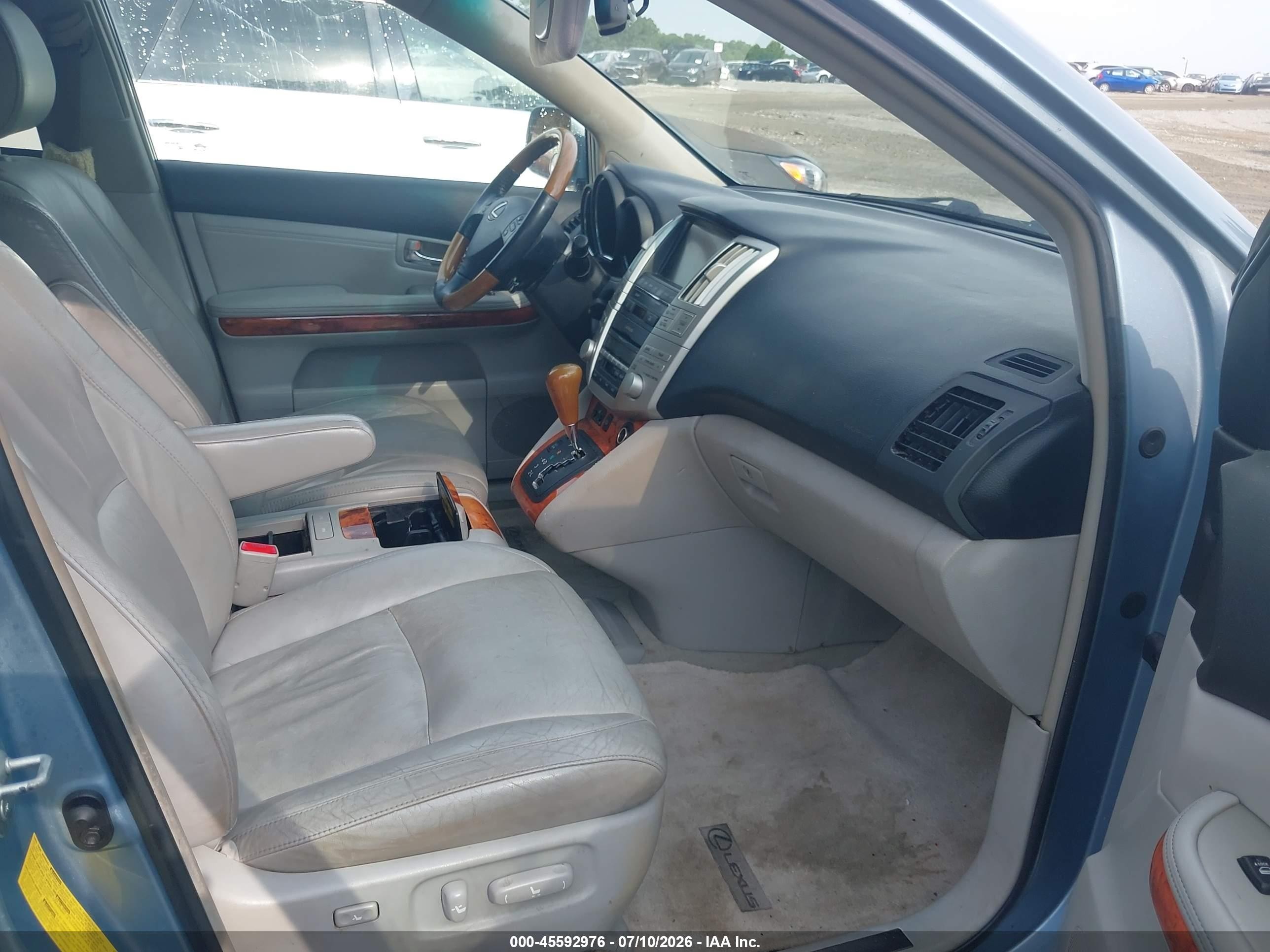 2008 Lexus Rx 350   Blue vin: 2T2GK31UX8C039817