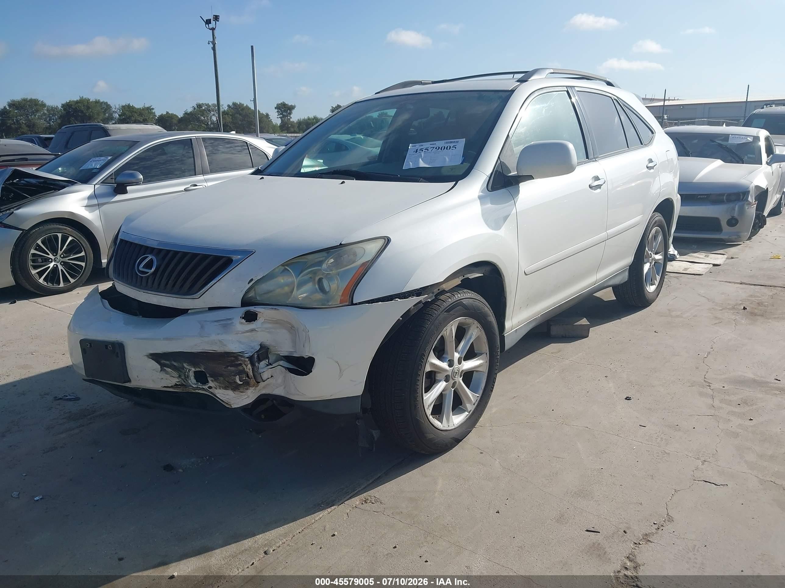 2008 Lexus Rx 350   White vin: 2T2GK31UX8C042510