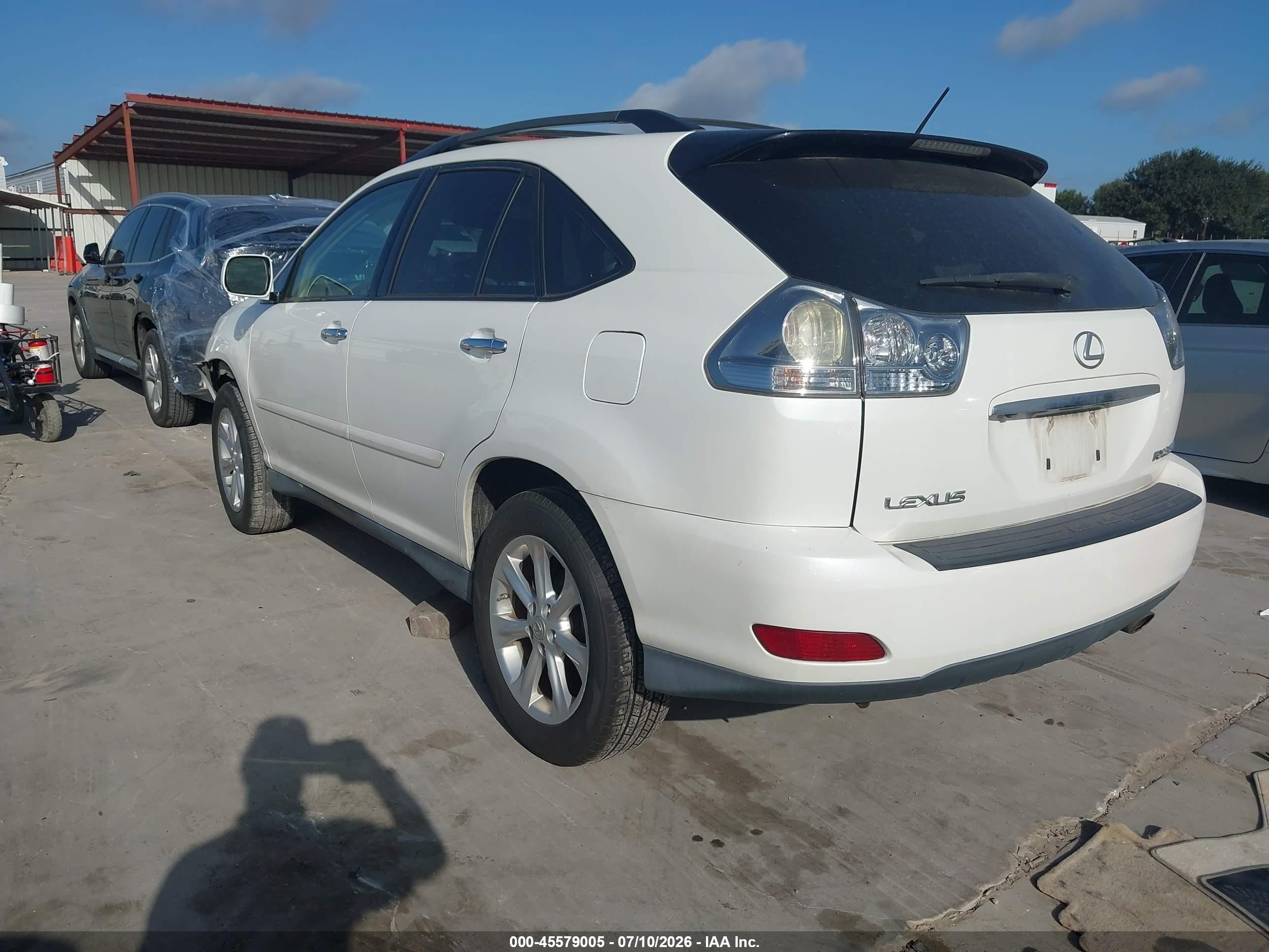 2008 Lexus Rx 350   White vin: 2T2GK31UX8C042510