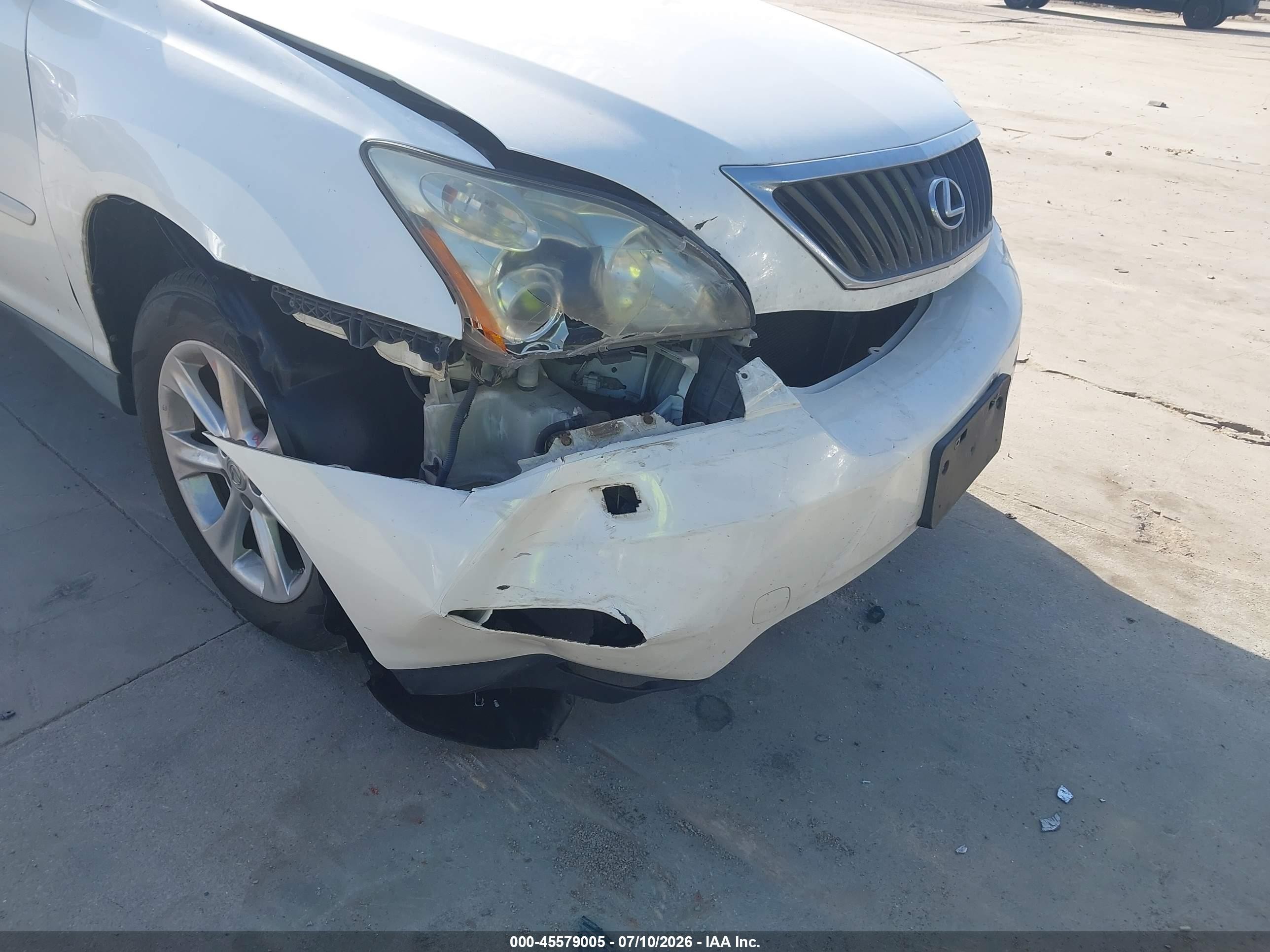 2008 Lexus Rx 350   White vin: 2T2GK31UX8C042510