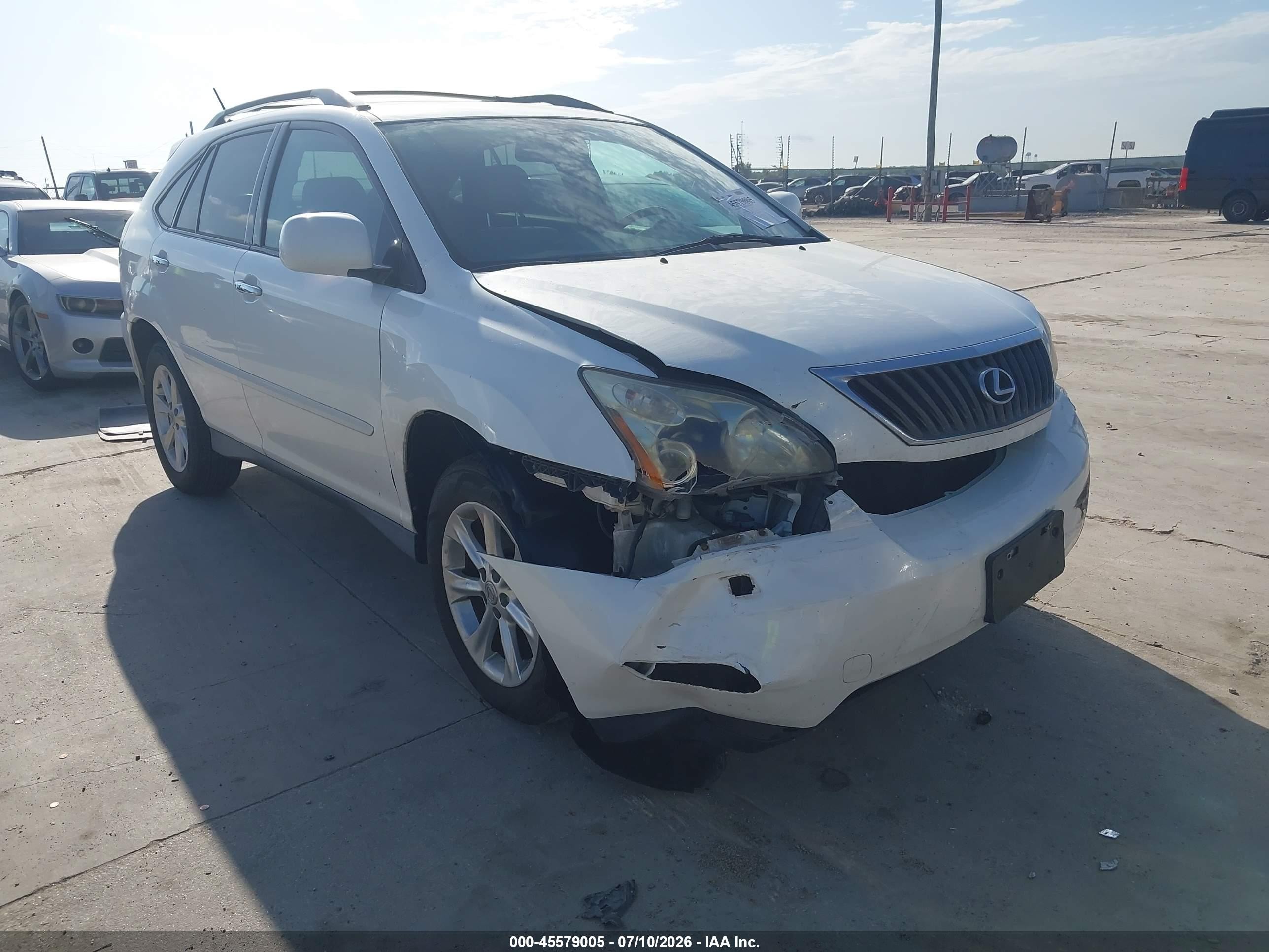 2008 Lexus Rx 350   White vin: 2T2GK31UX8C042510