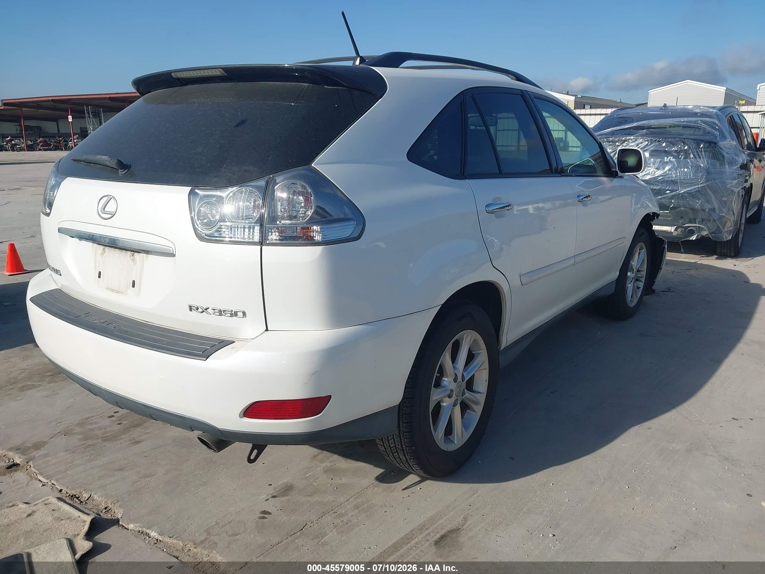 2008 Lexus Rx 350   White vin: 2T2GK31UX8C042510