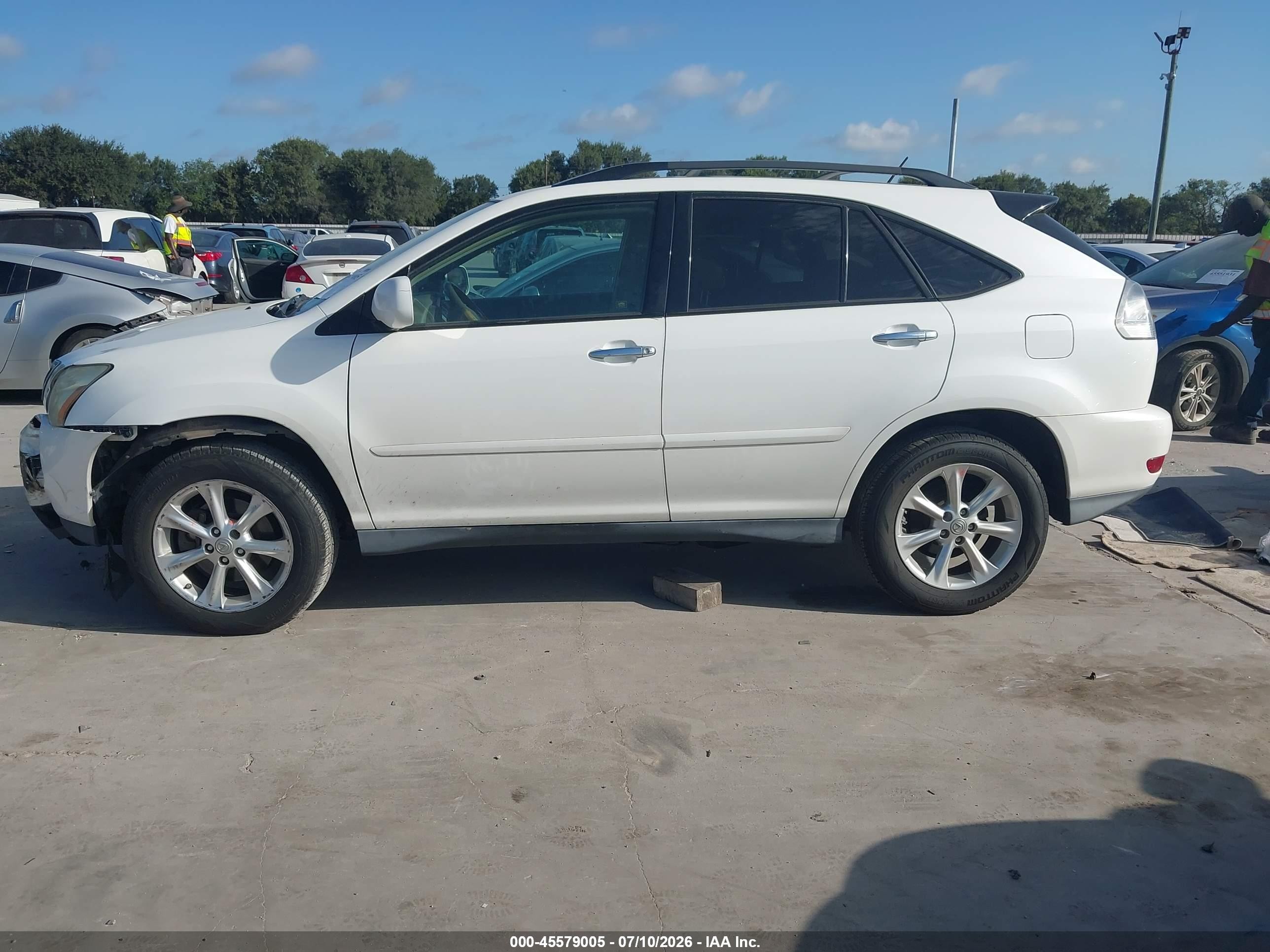 2008 Lexus Rx 350   White vin: 2T2GK31UX8C042510
