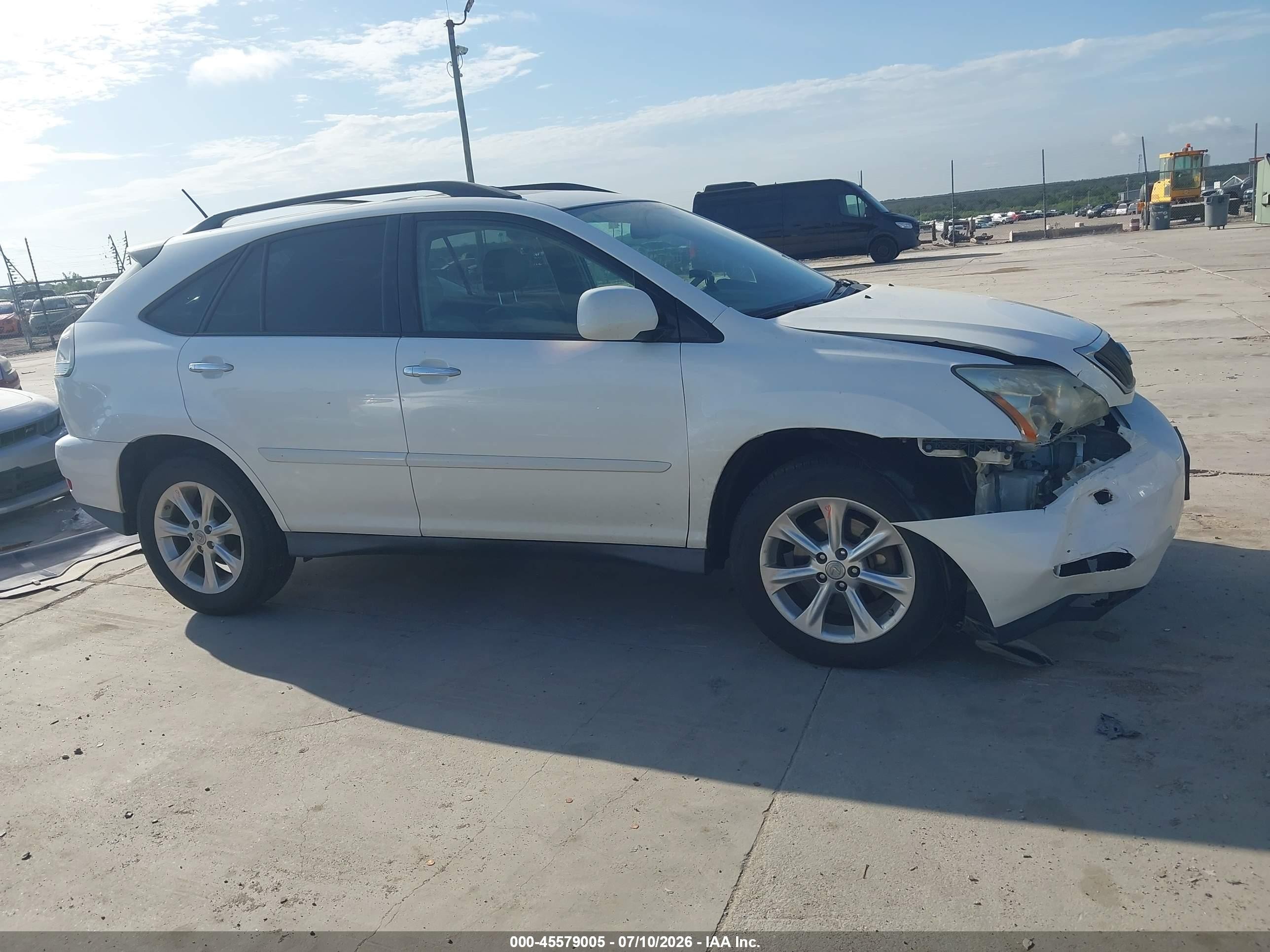 2008 Lexus Rx 350   White vin: 2T2GK31UX8C042510