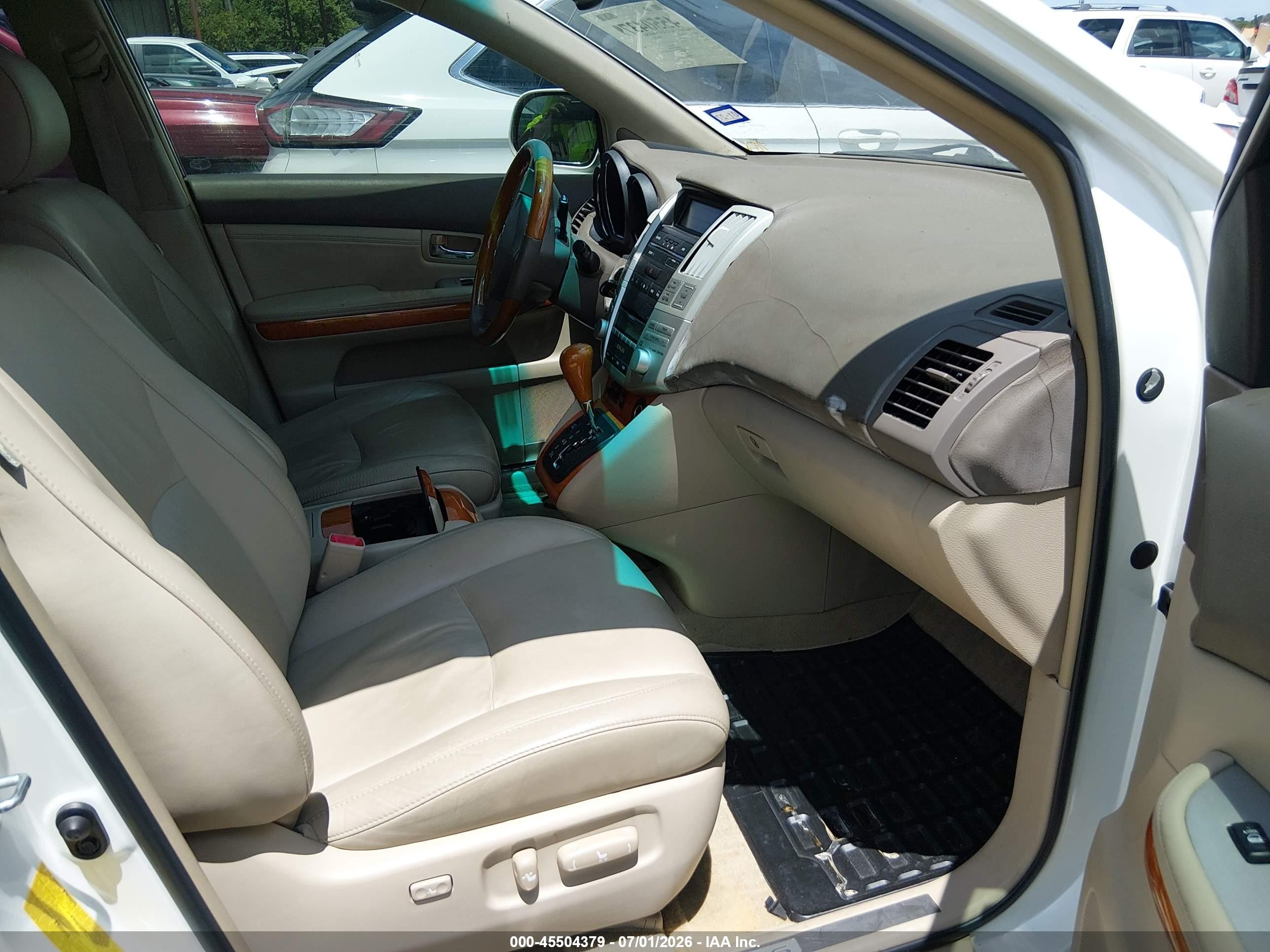 2008 Lexus Rx 350   White vin: 2T2GK31UX8C050400