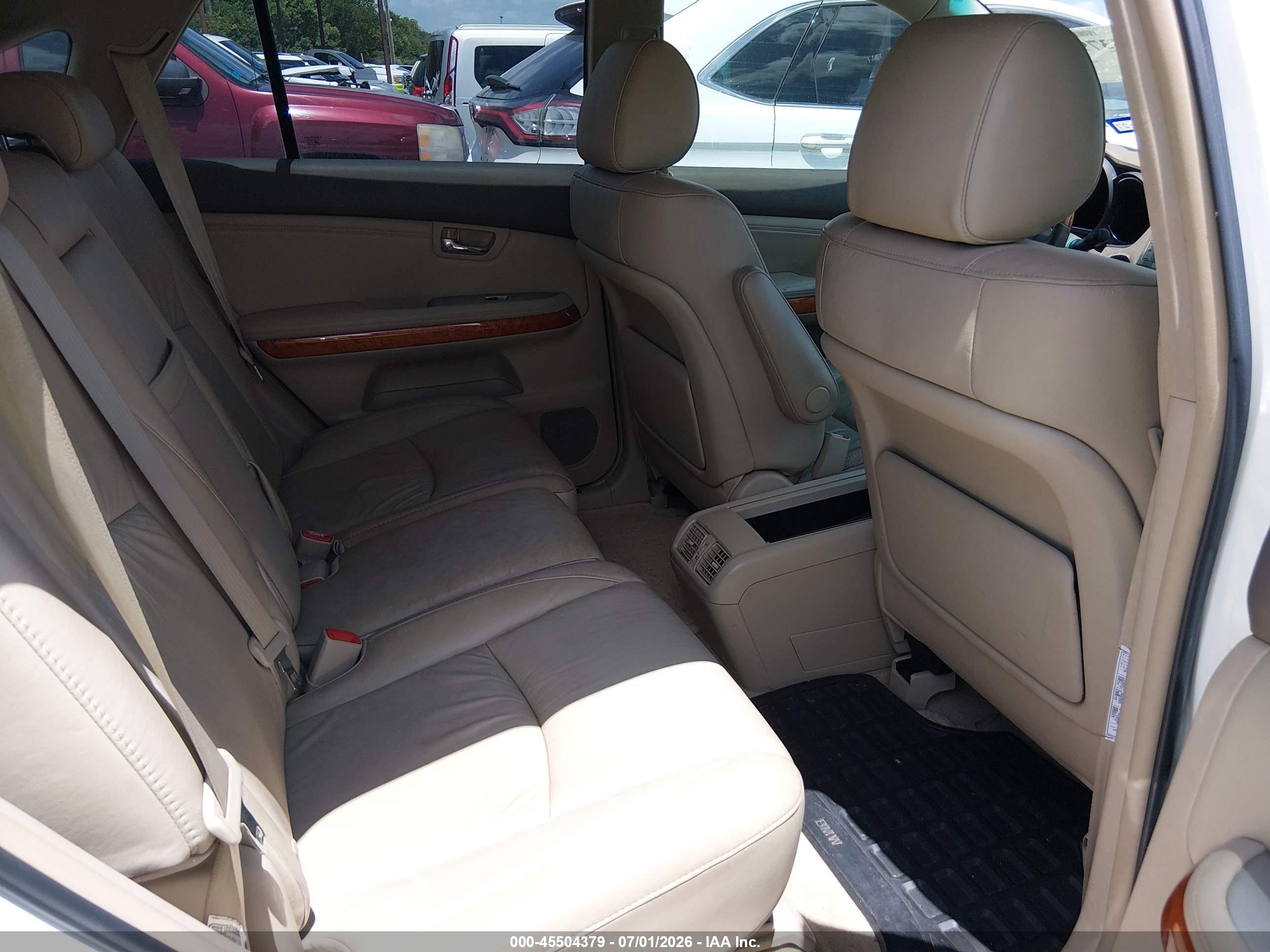 2008 Lexus Rx 350   White vin: 2T2GK31UX8C050400