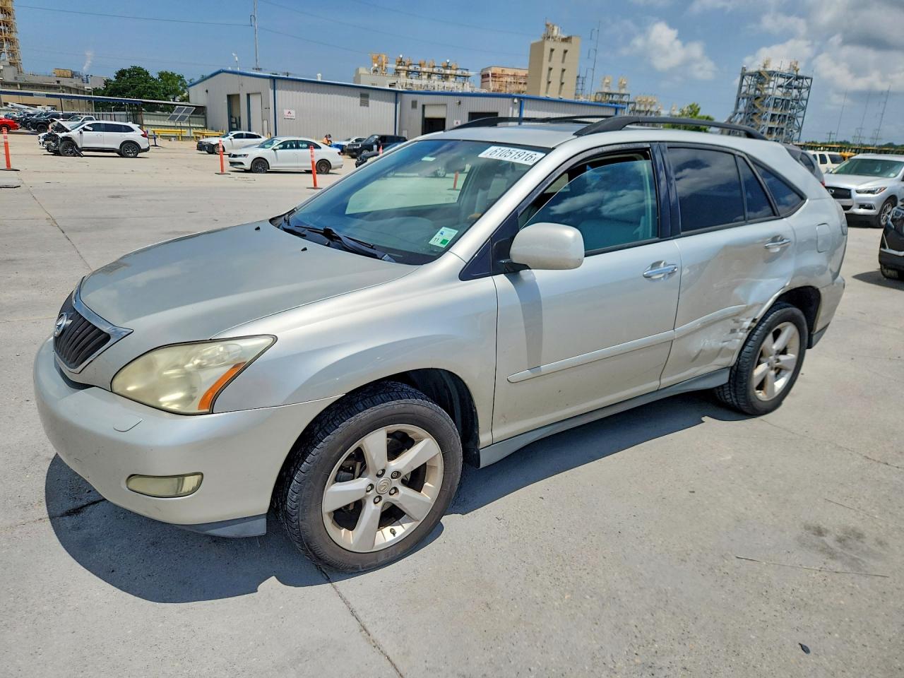 2008 Lexus Rx 350 Silver vin: 2T2GK31UX8C056715