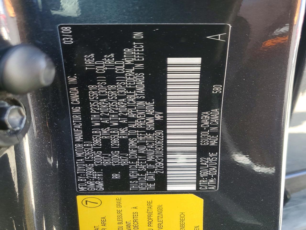 2009 Lexus Rx 350 Черный vin: 2T2GK31UX9C062290