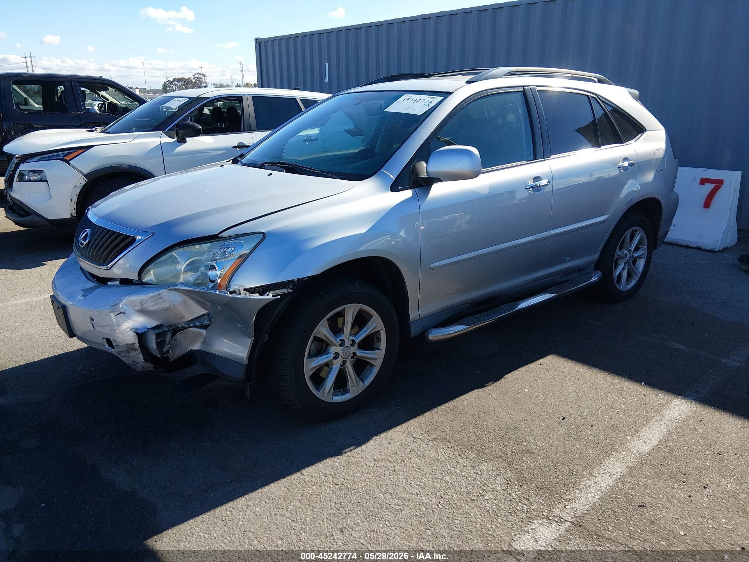 2009 Lexus Rx 350   Silver vin: 2T2GK31UX9C080403