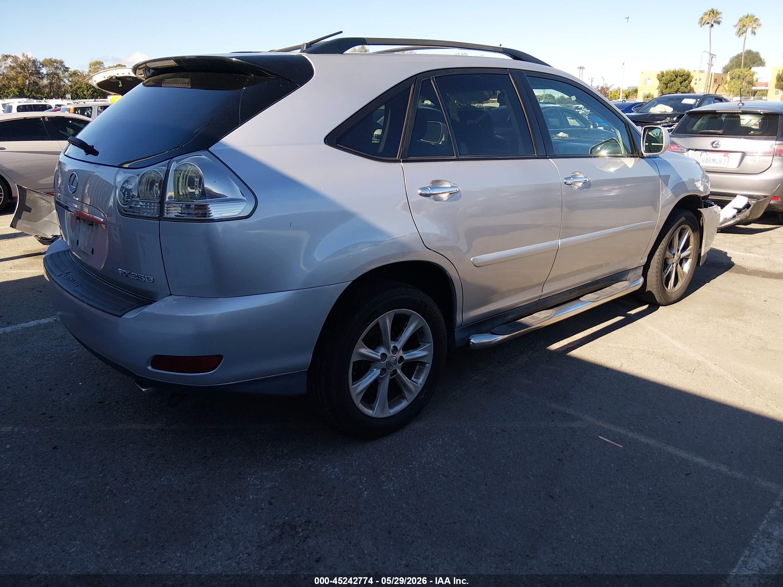 2009 Lexus Rx 350   Silver vin: 2T2GK31UX9C080403