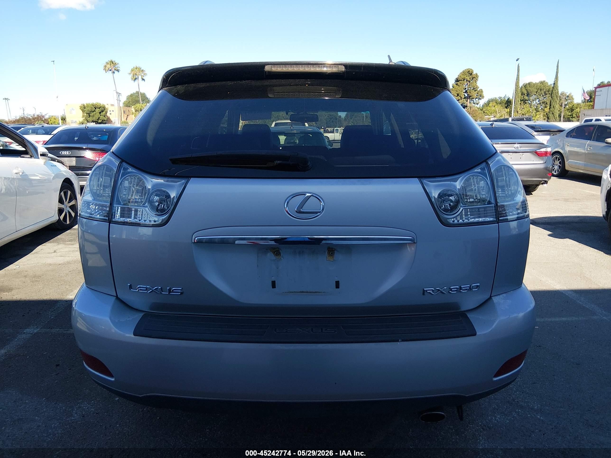 2009 Lexus Rx 350   Silver vin: 2T2GK31UX9C080403