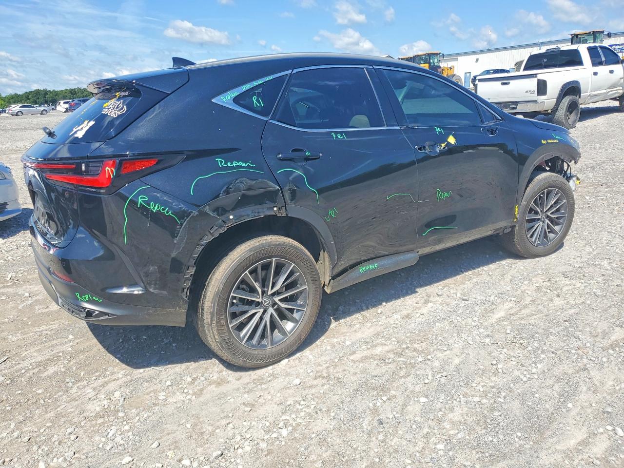 2023 Lexus Nx 350h Черный vin: 2T2GKCEZ2PC011661