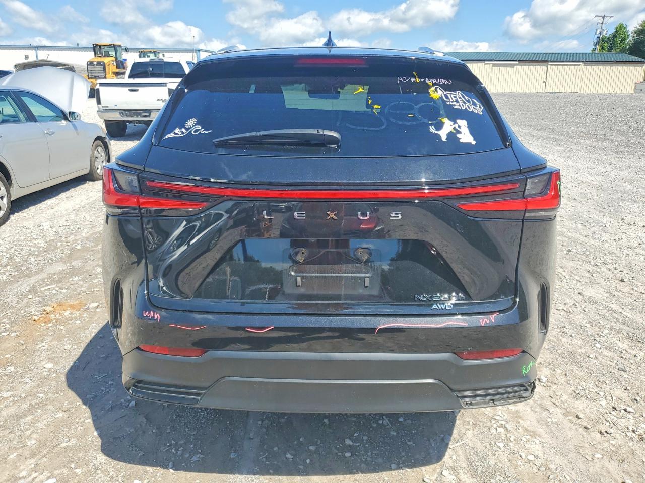 2023 Lexus Nx 350h Черный vin: 2T2GKCEZ2PC011661