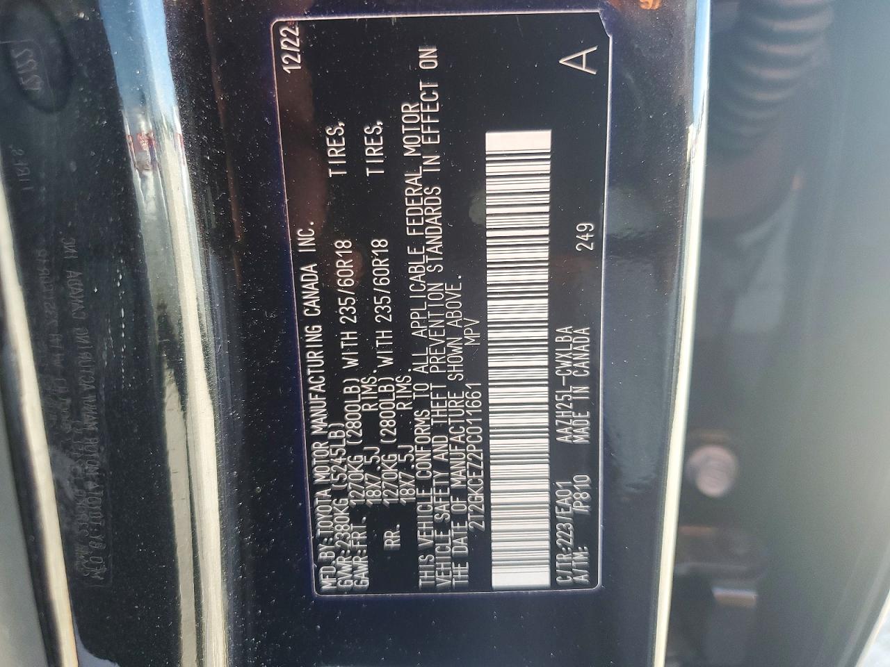 2023 Lexus Nx 350h Черный vin: 2T2GKCEZ2PC011661
