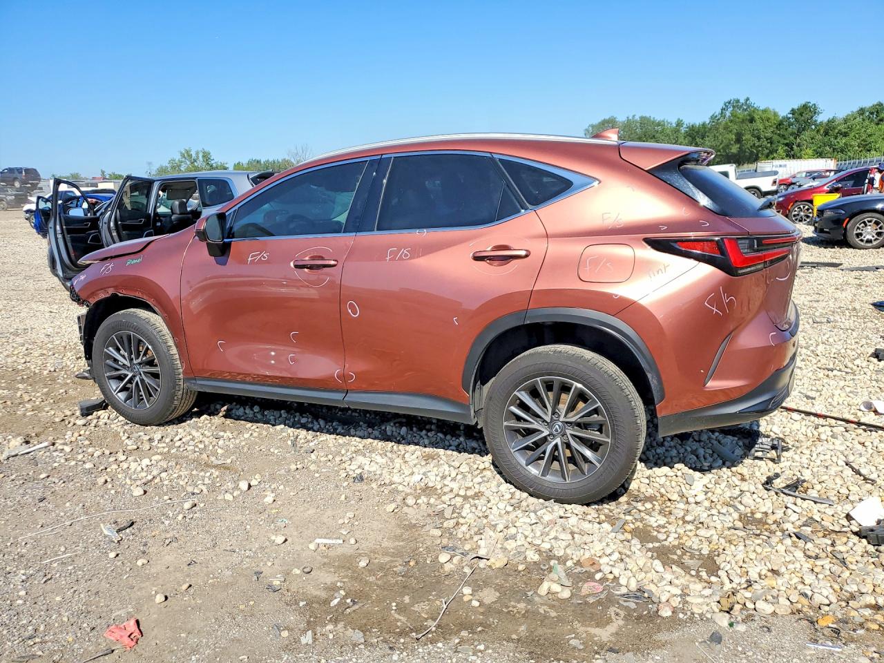 2025 Lexus Nx 350h Premium Brown vin: 2T2GKCEZ2SC036617