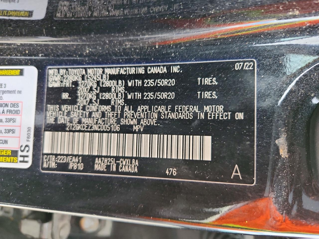 2022 Lexus Nx 350h Black vin: 2T2GKCEZ3NC005106