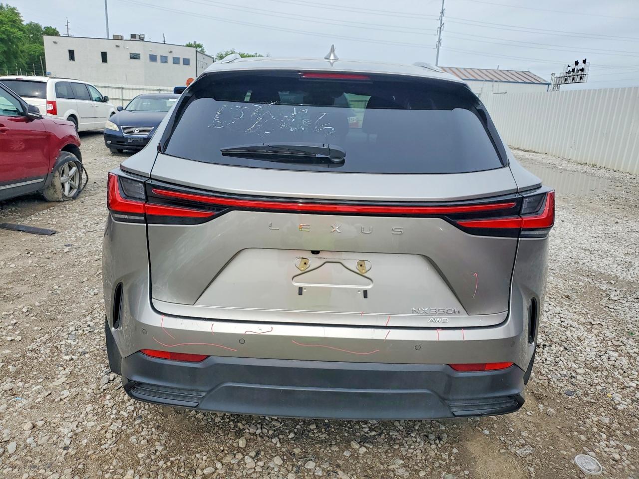 2025 Lexus Nx 350h Premium Серый vin: 2T2GKCEZ8SC035116