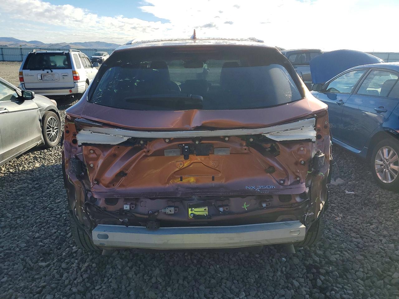 2025 Lexus Nx 350h Base Orange vin: 2T2GKCEZ9SC039675