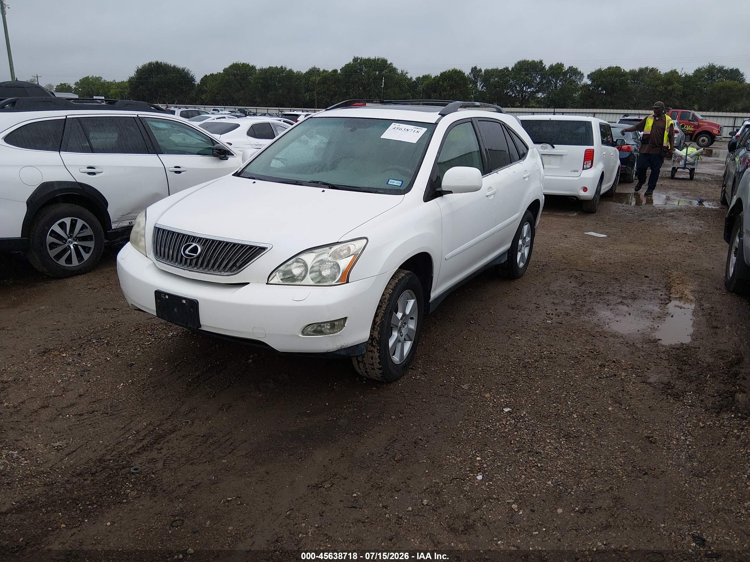 2004 Lexus Rx 330   White vin: 2T2HA31U04C001918