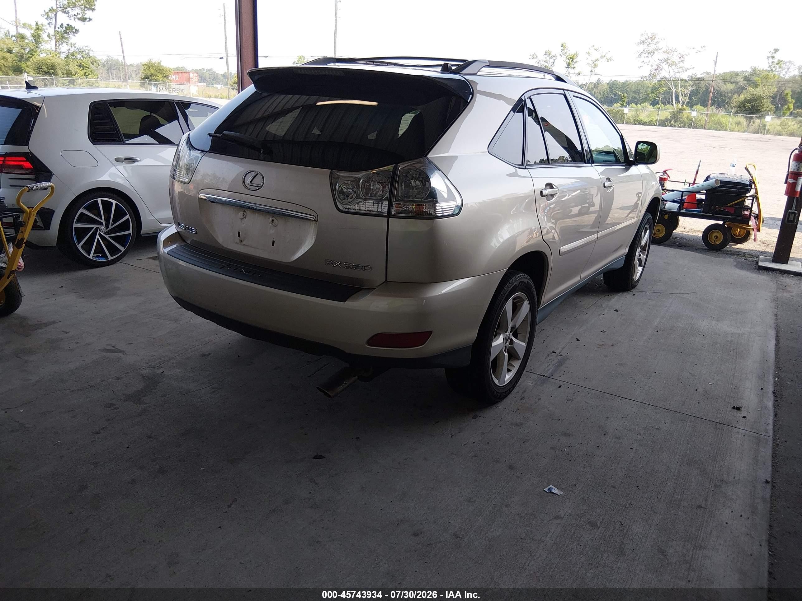 2004 Lexus Rx 330 Gold vin: 2T2HA31U04C008660