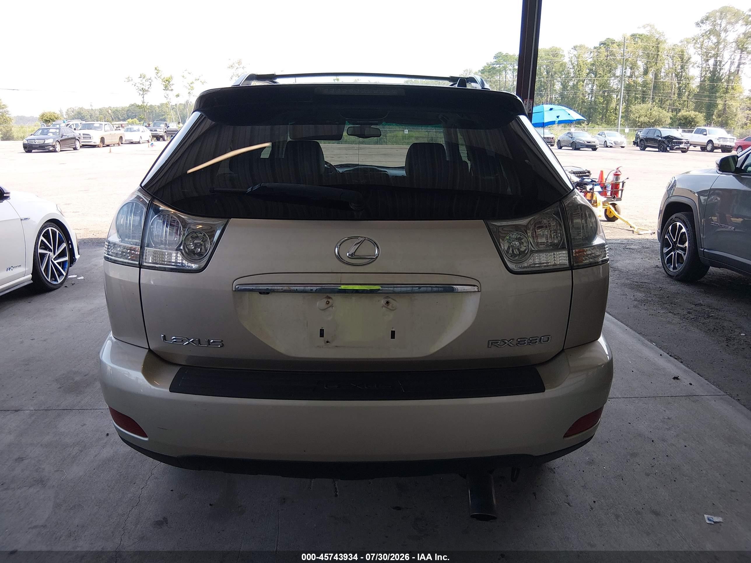 2004 Lexus Rx 330 Gold vin: 2T2HA31U04C008660