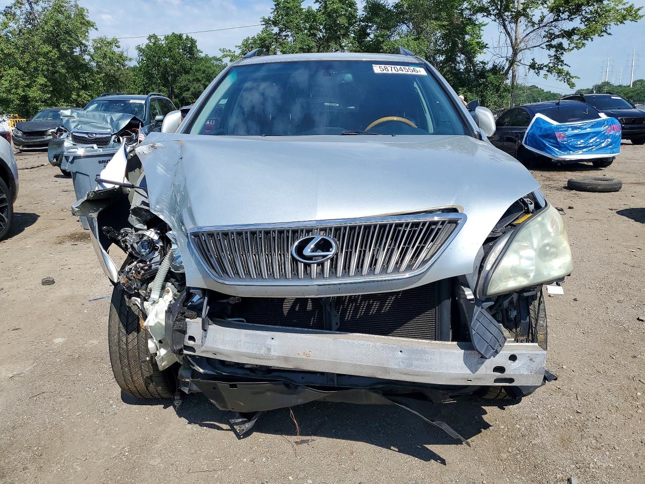 2004 Lexus Rx 330 Silver vin: 2T2HA31U04C020579