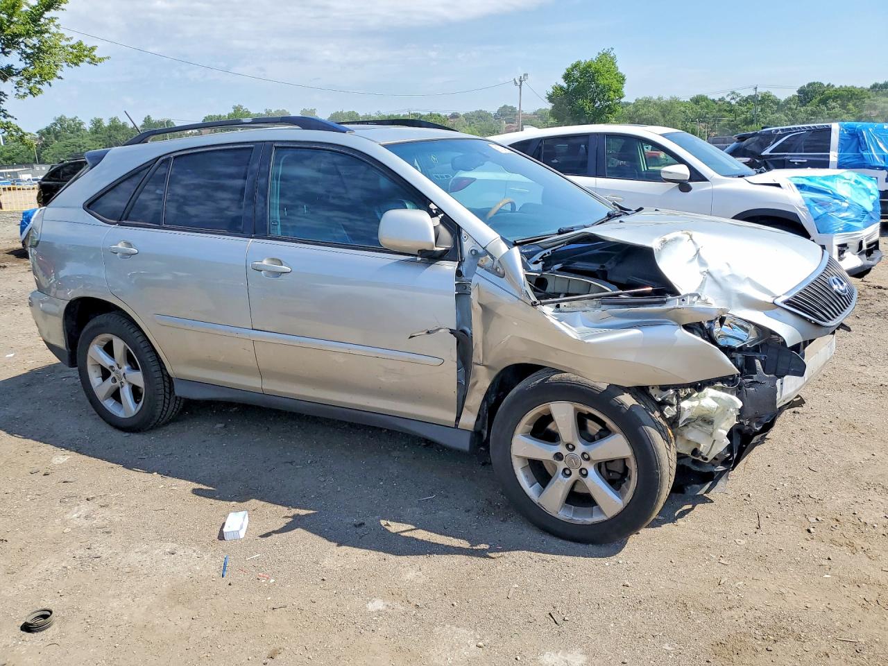 2004 Lexus Rx 330 Silver vin: 2T2HA31U04C020579