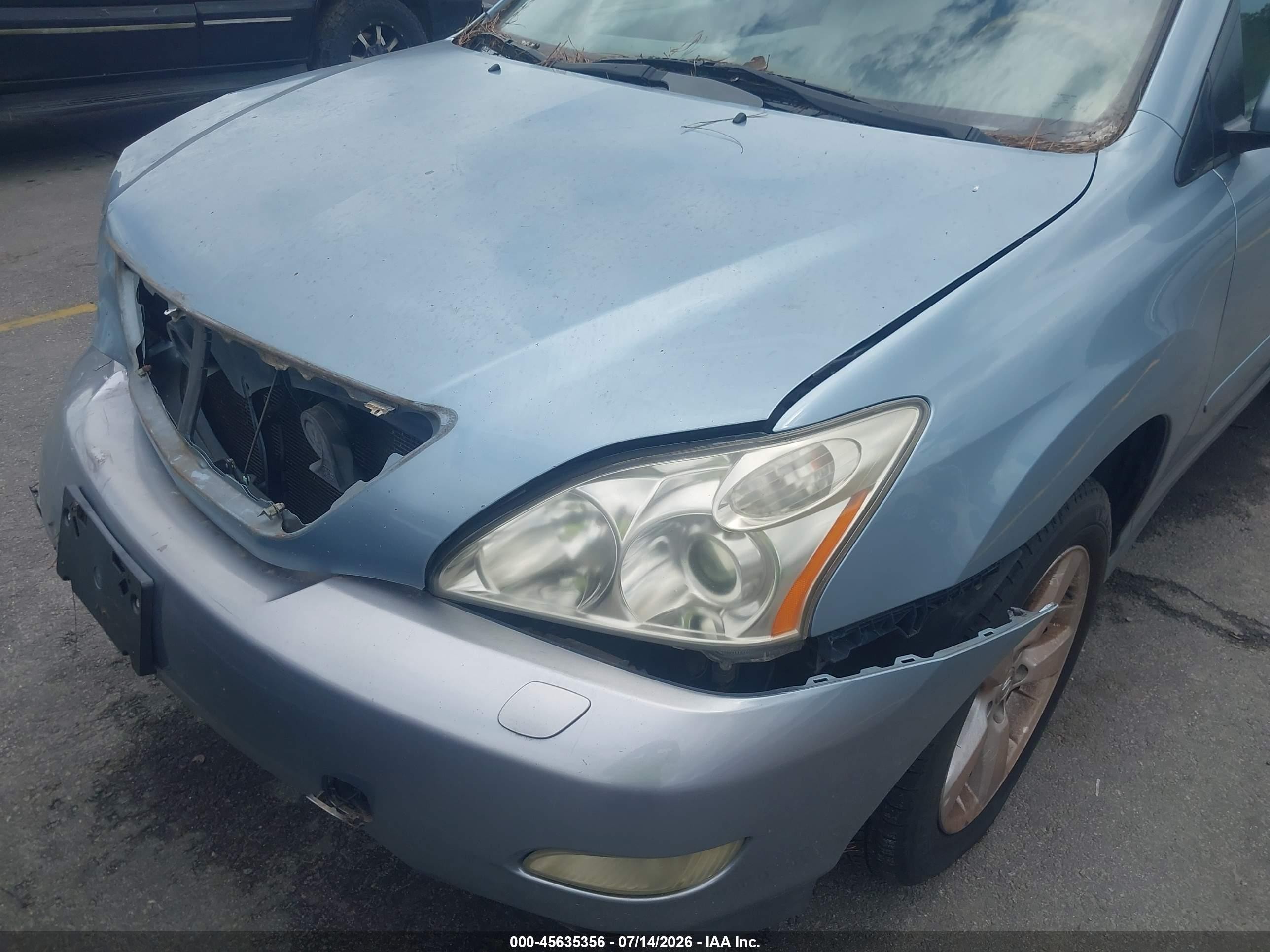 2004 Lexus Rx 330   Blue vin: 2T2HA31U04C021487