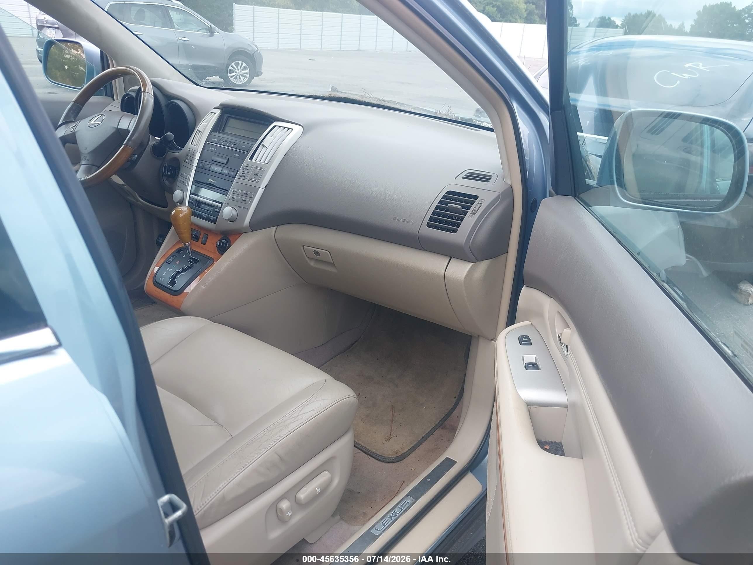 2004 Lexus Rx 330   Blue vin: 2T2HA31U04C021487