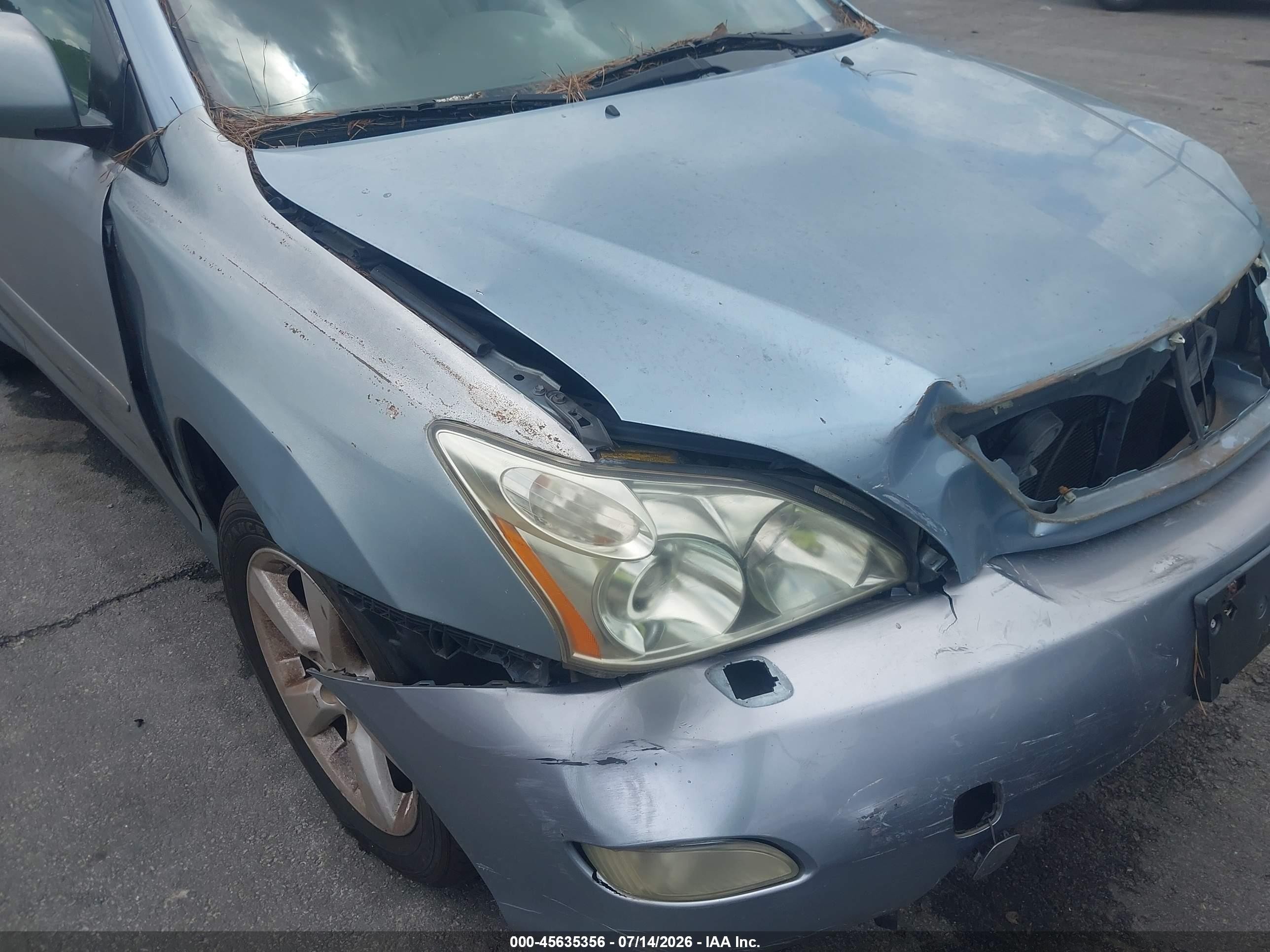 2004 Lexus Rx 330   Blue vin: 2T2HA31U04C021487