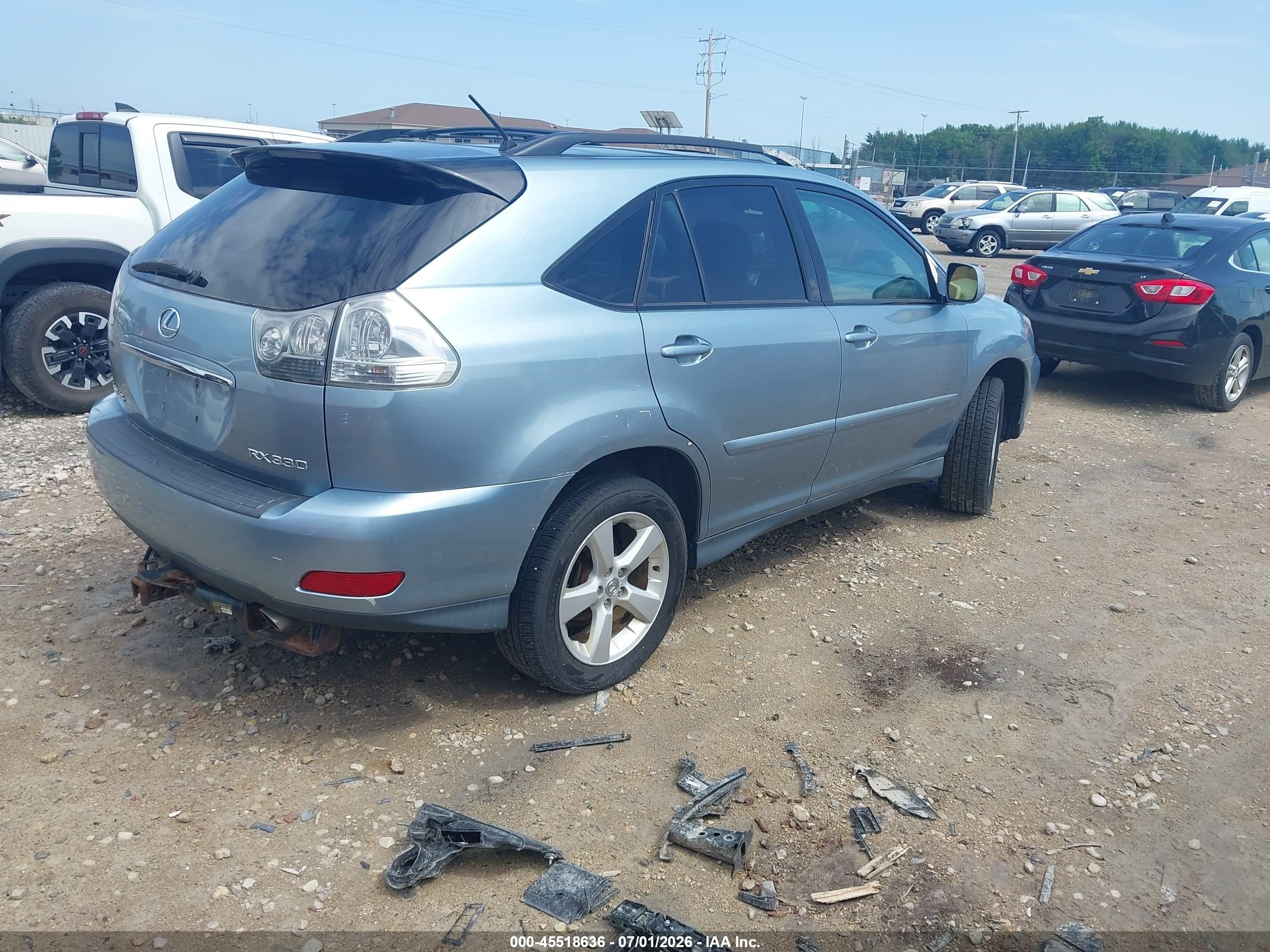 2004 Lexus Rx 330 Light Blue vin: 2T2HA31U04C025443