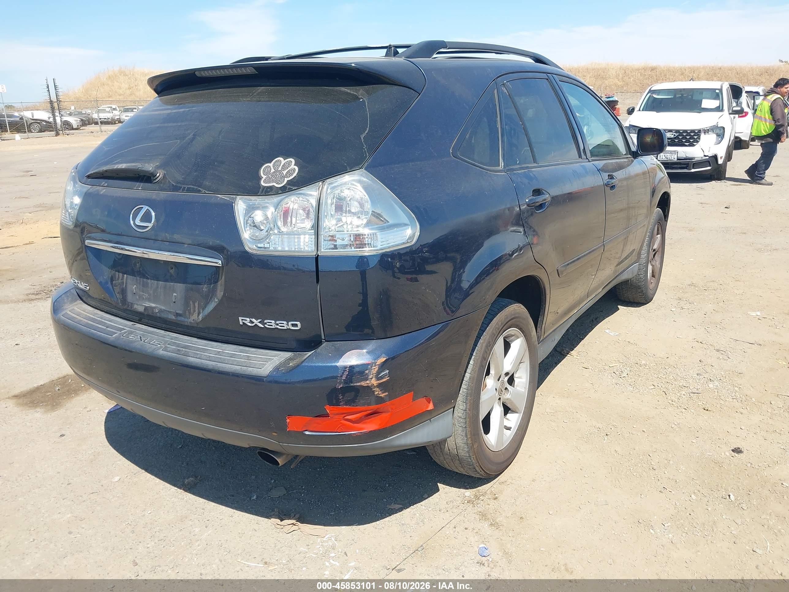 2004 Lexus Rx 330   Blue vin: 2T2HA31U04C035762