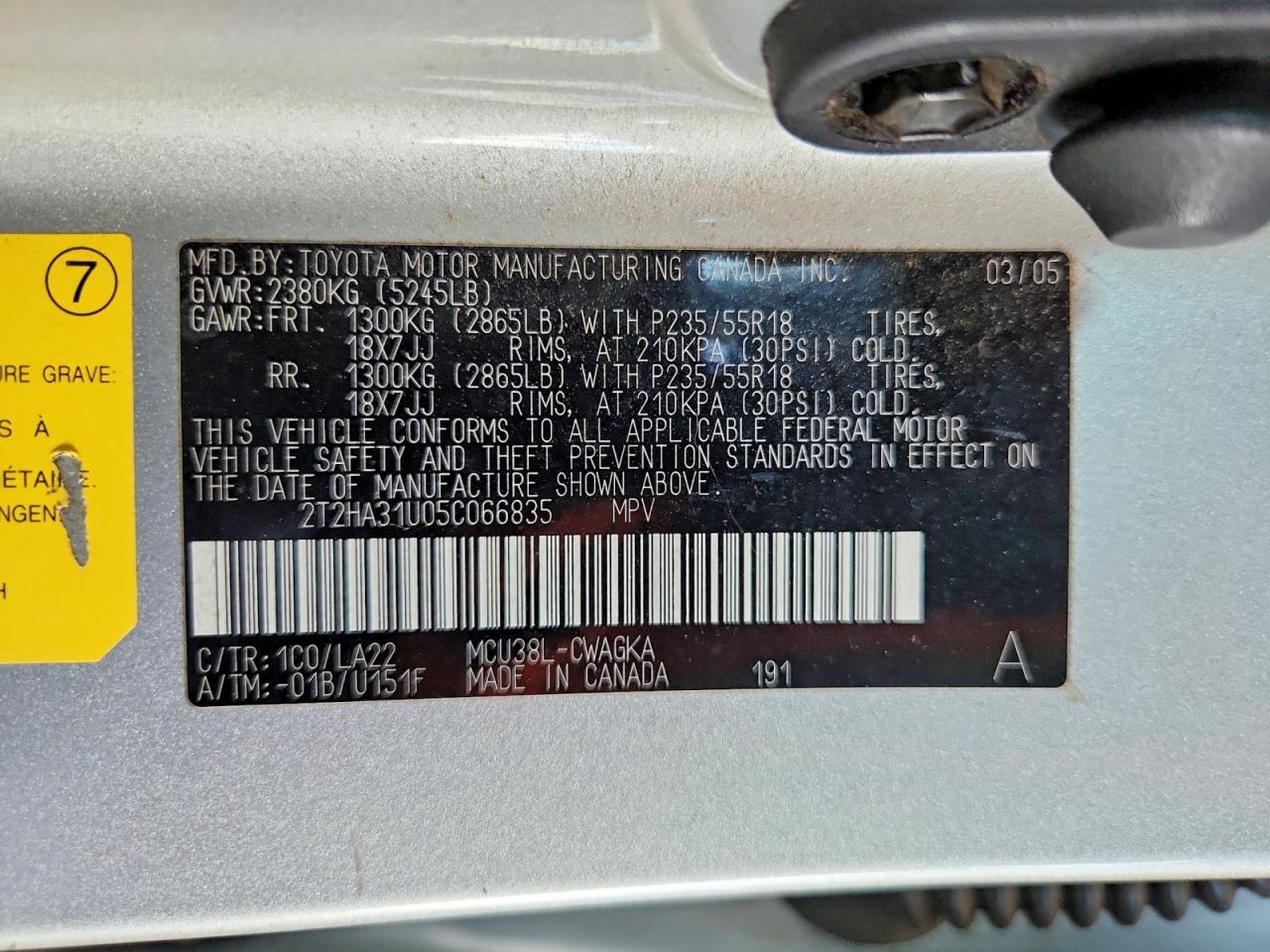 2005 Lexus Rx 330 Gray vin: 2T2HA31U05C066835
