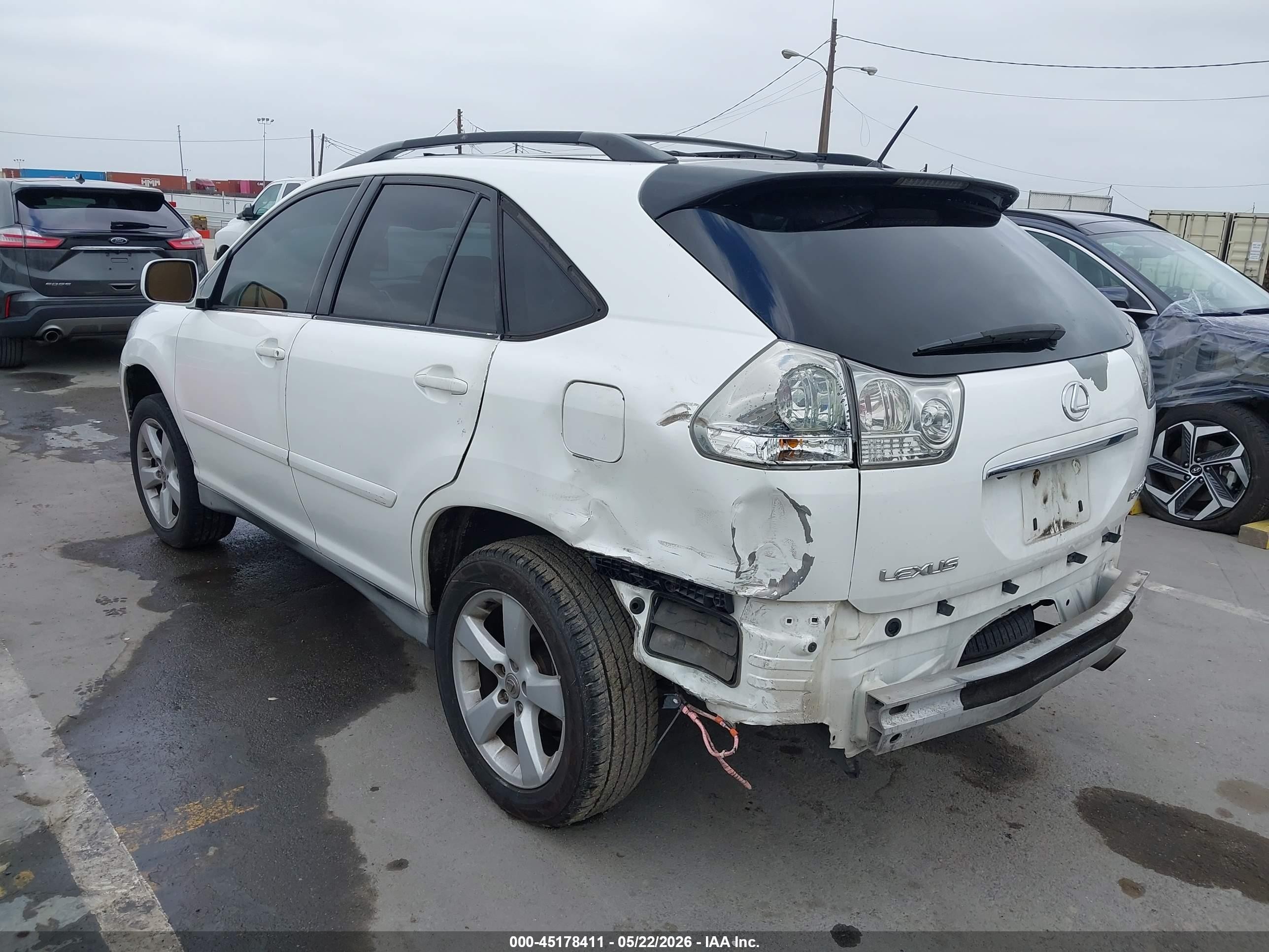 2005 Lexus Rx 330   White vin: 2T2HA31U05C071100