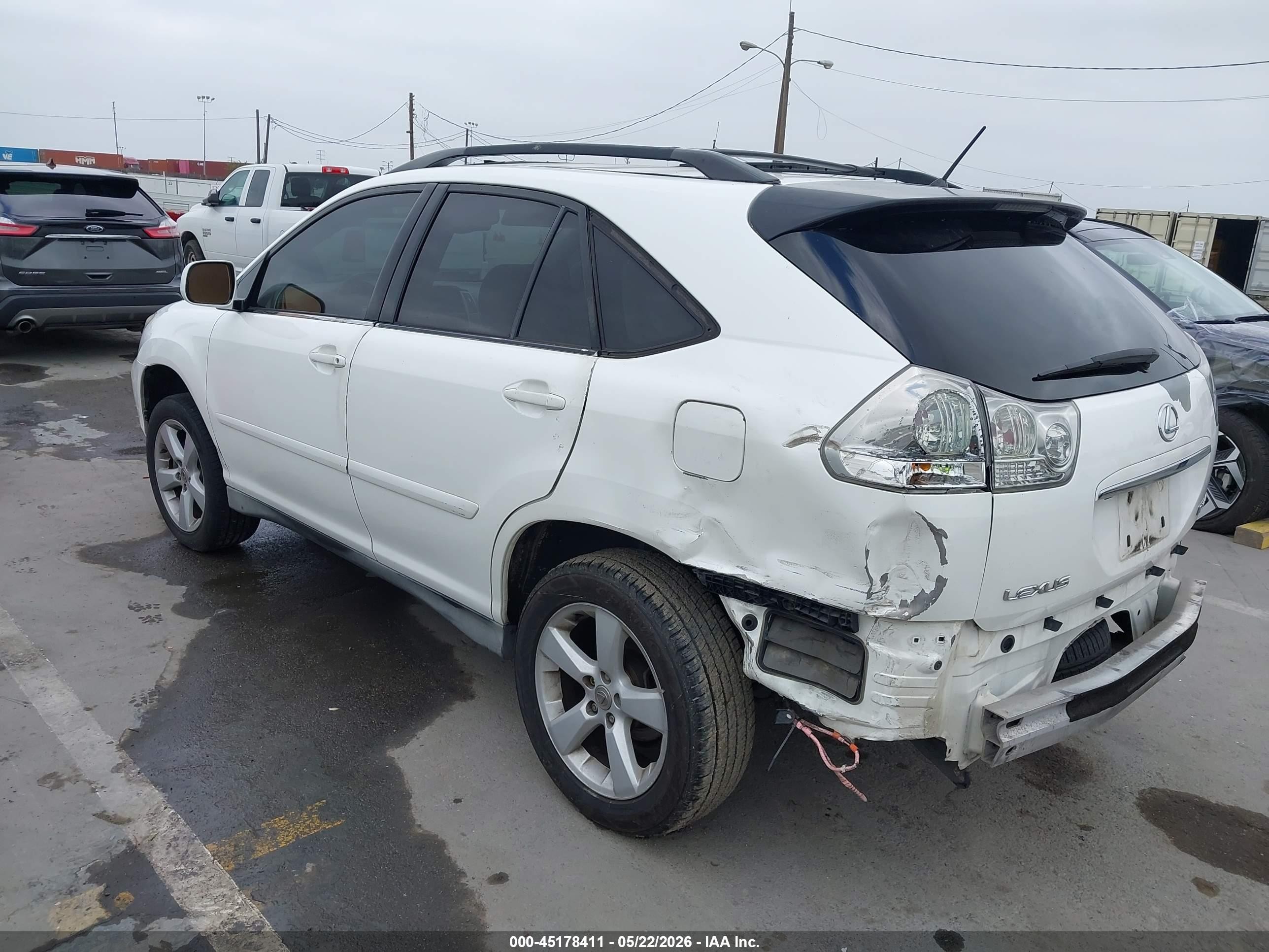2005 Lexus Rx 330   White vin: 2T2HA31U05C071100