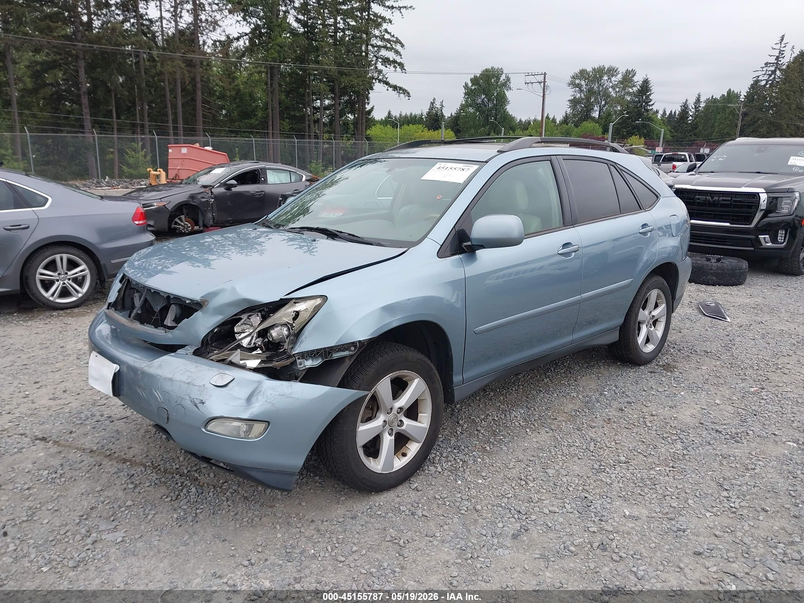 2005 Lexus Rx 330   Light Blue vin: 2T2HA31U05C077575