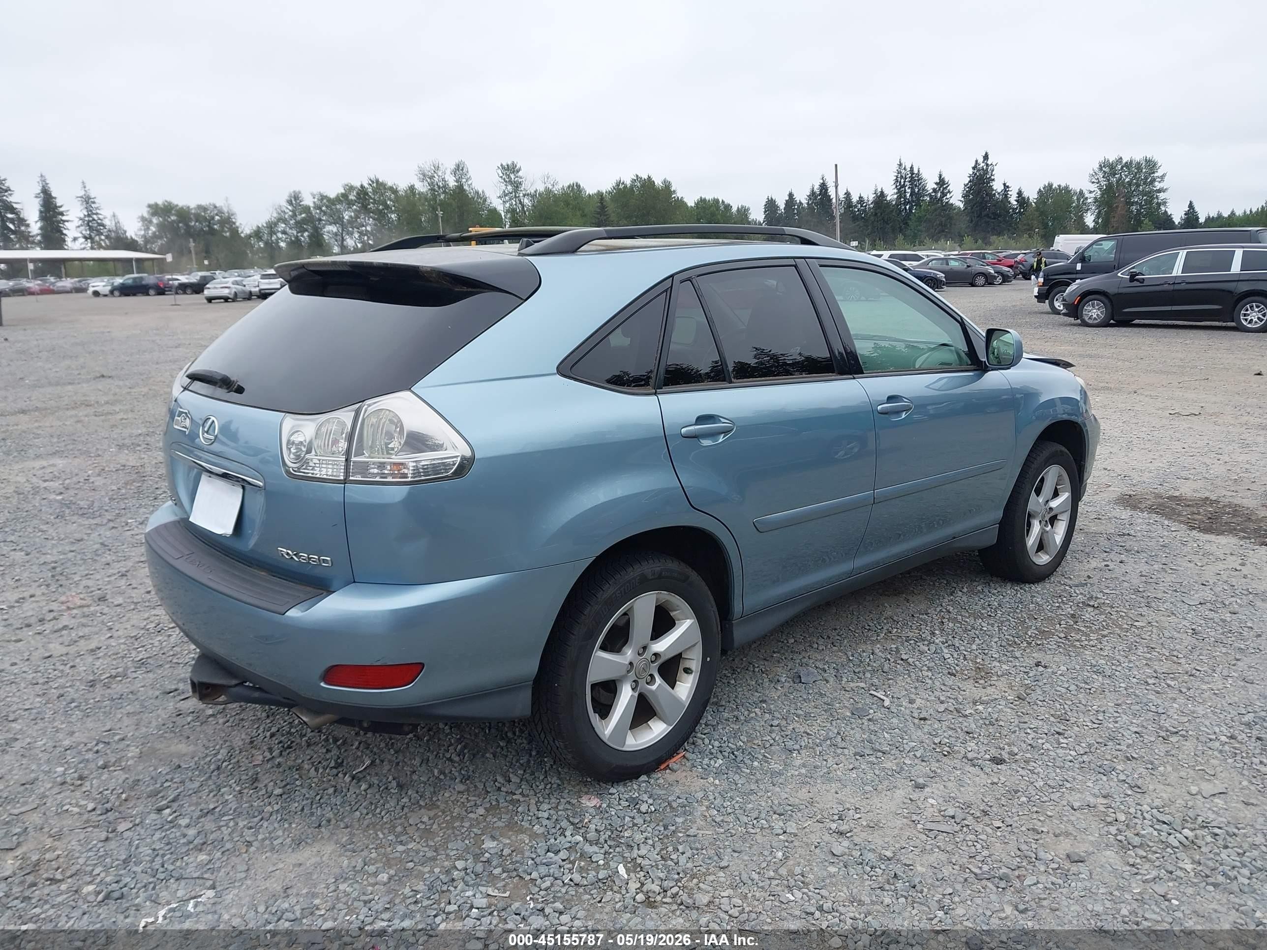 2005 Lexus Rx 330   Light Blue vin: 2T2HA31U05C077575