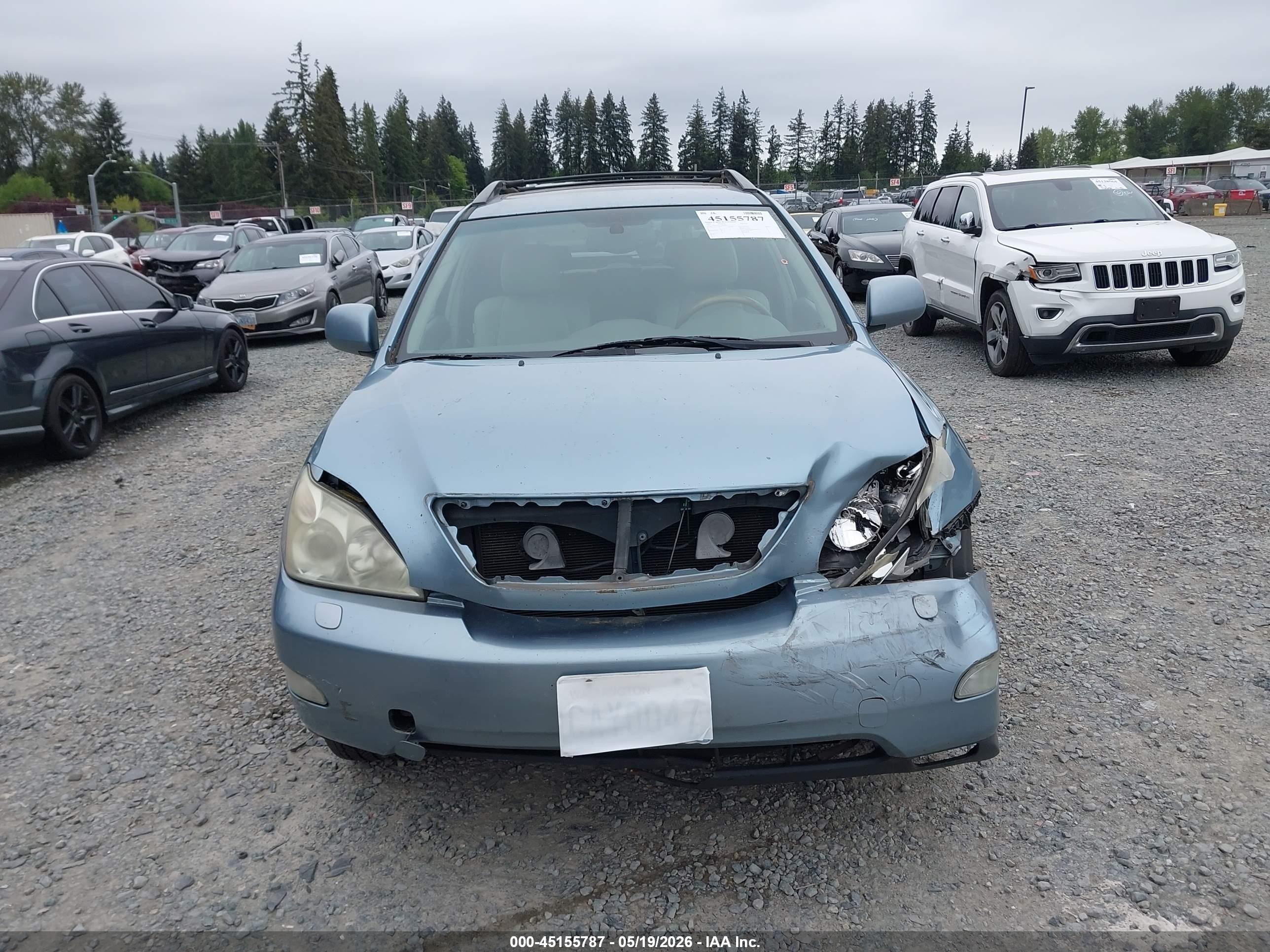 2005 Lexus Rx 330   Light Blue vin: 2T2HA31U05C077575