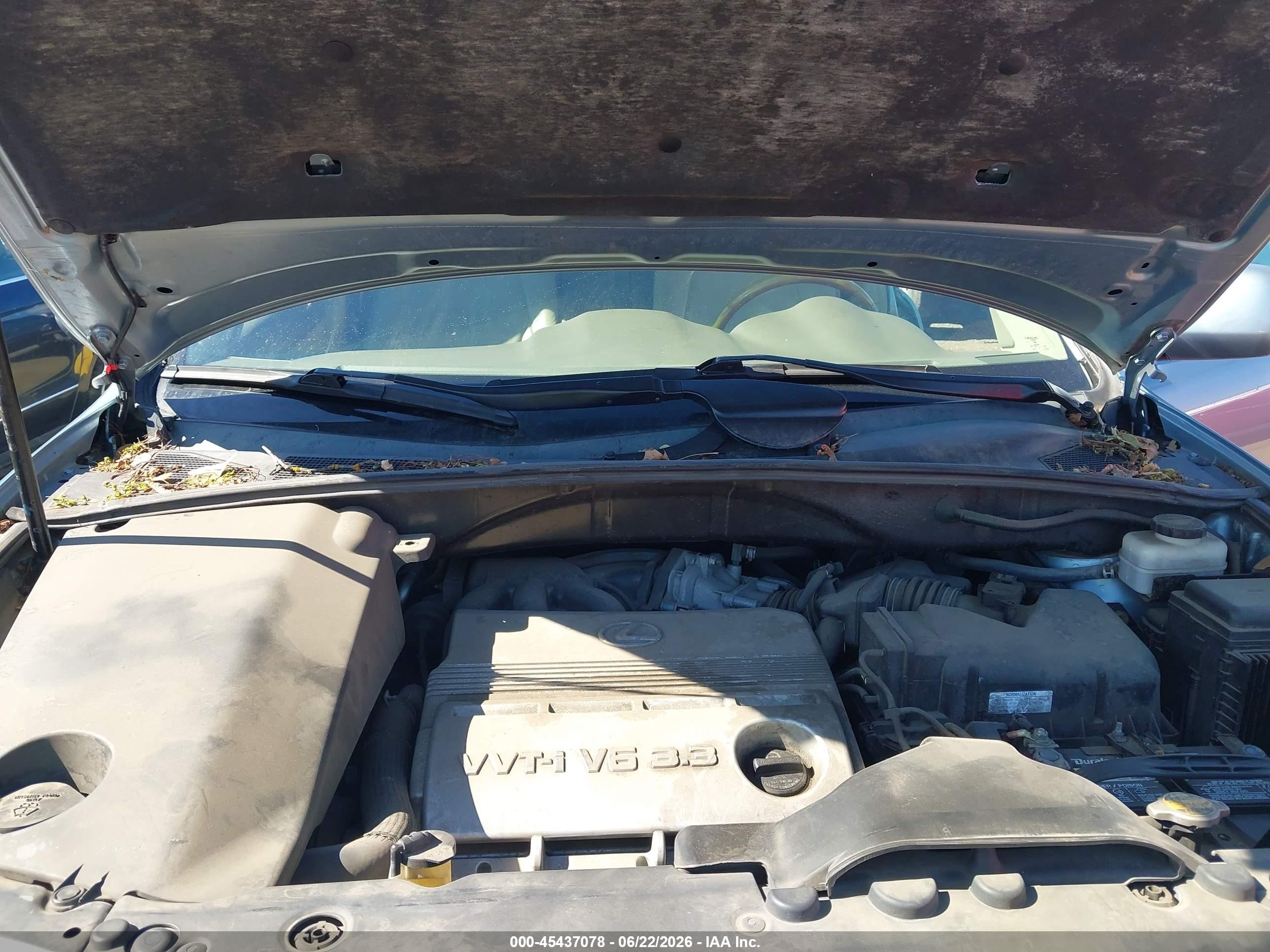 2006 Lexus Rx 330   Light Blue vin: 2T2HA31U06C089159